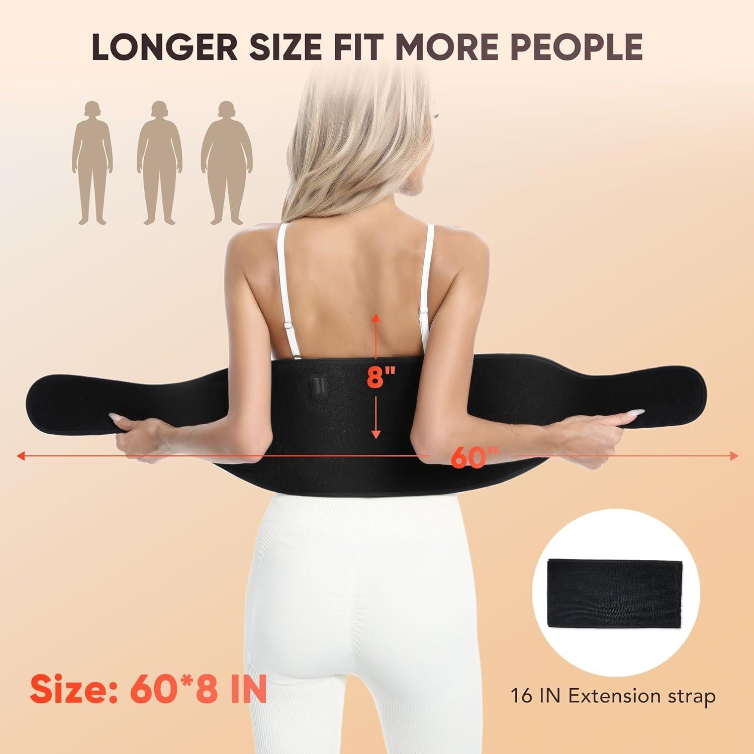 Almohadilla de Masaje WEETALL con Luz Roja y Vibración 28x22cm