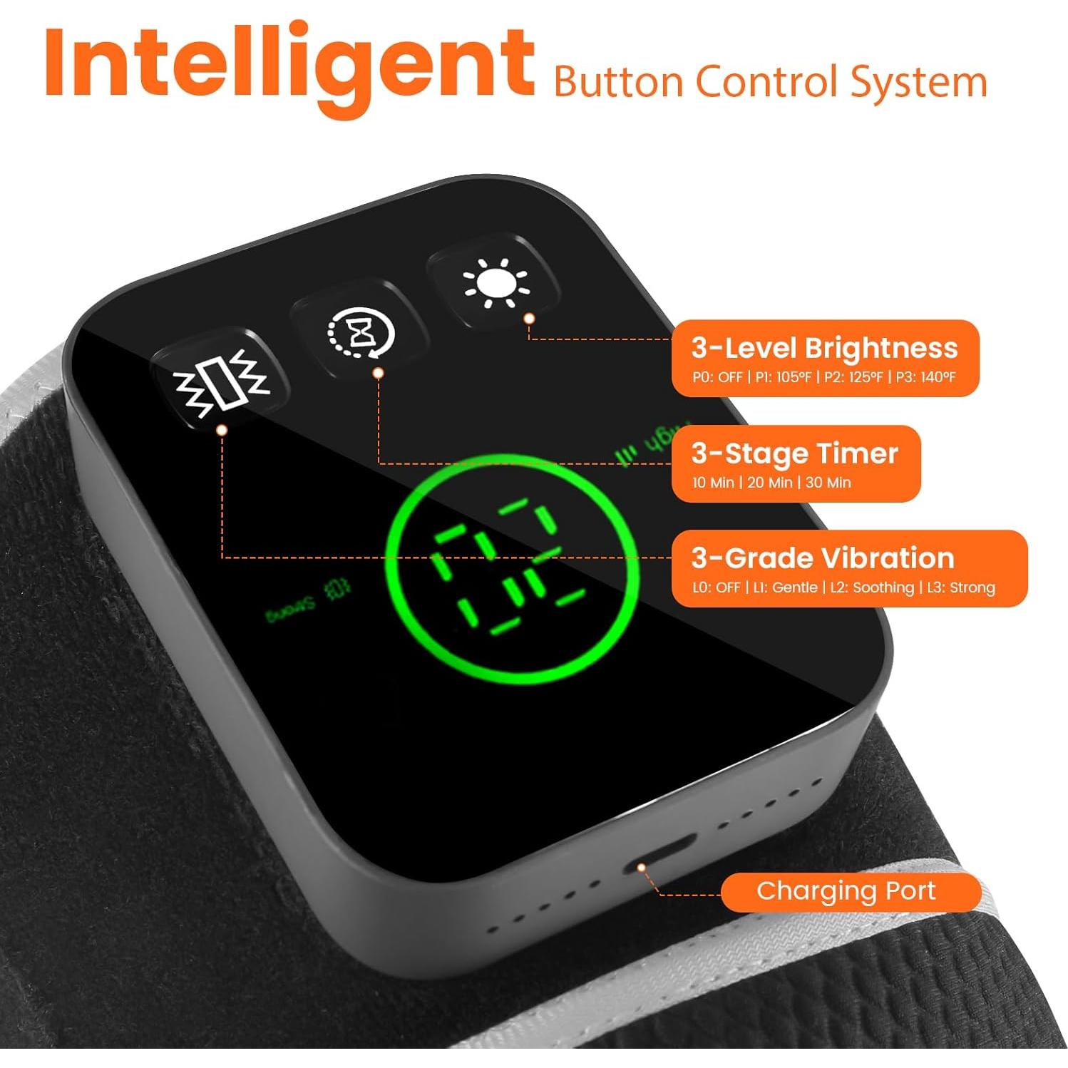 Férula de Luz Roja KENEO para Rodilla Inalámbrica 5000mAh