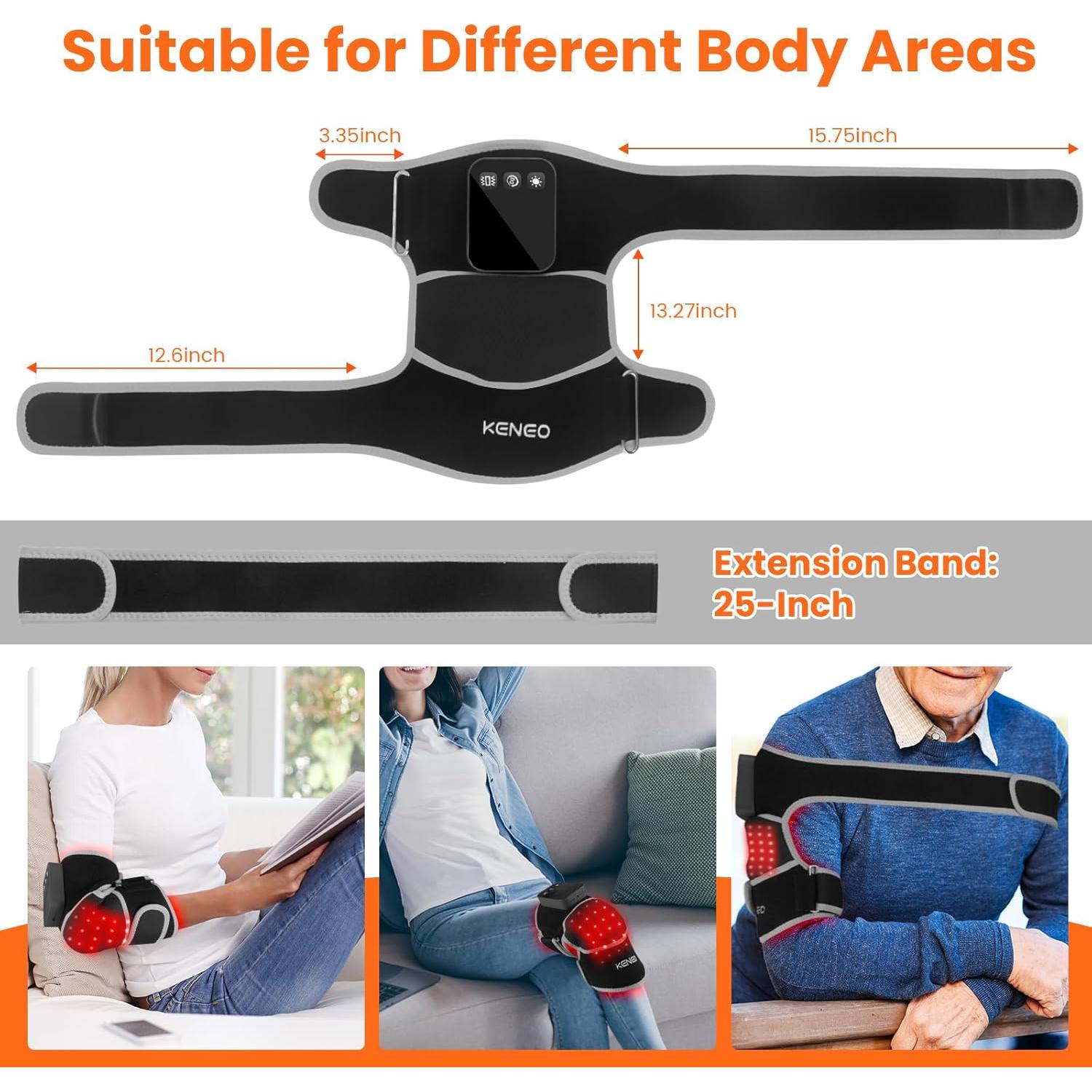 Férula de Luz Roja KENEO para Rodilla Inalámbrica 5000mAh