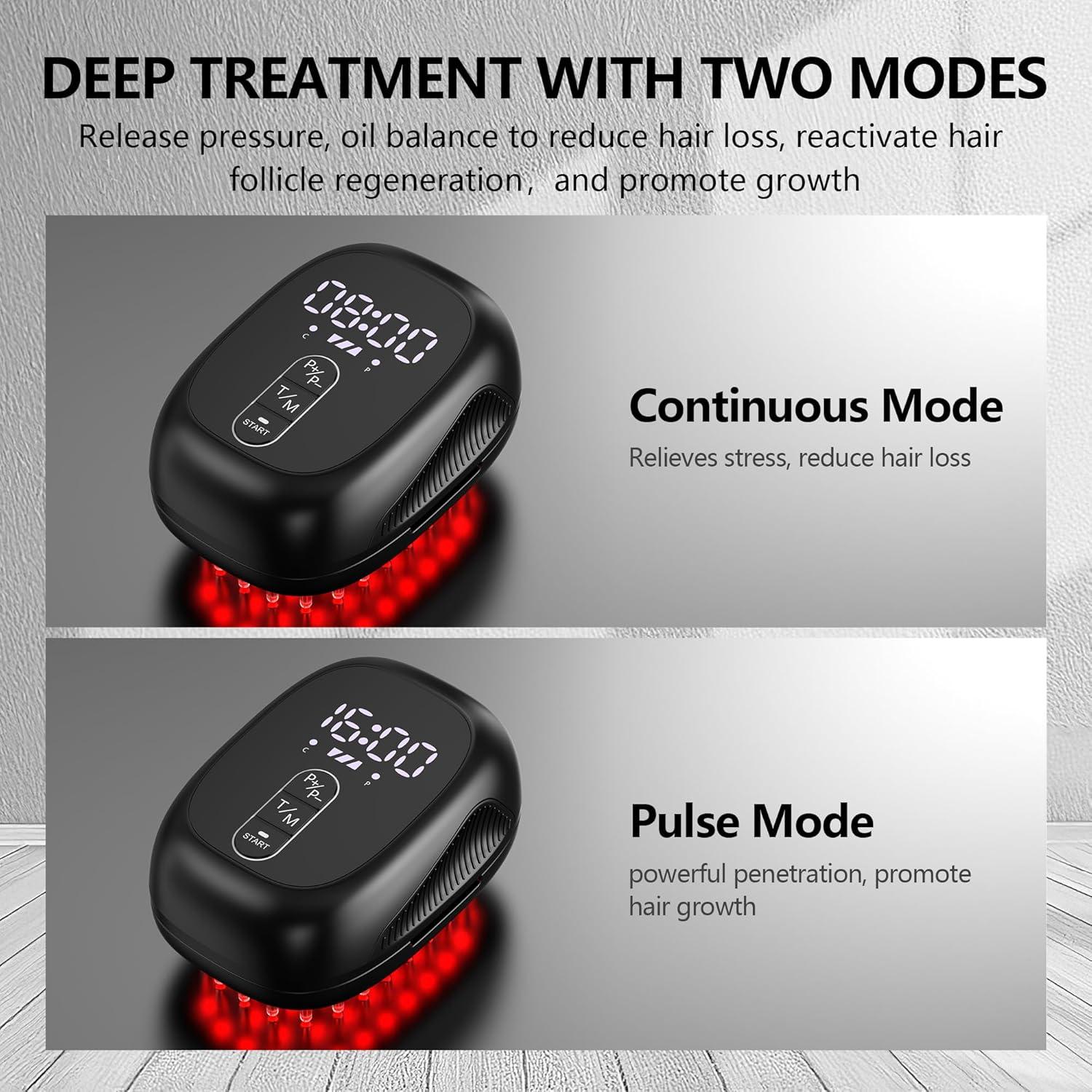 Peine Láser para Crecimiento Capilar KTS - Terapia Avanzada