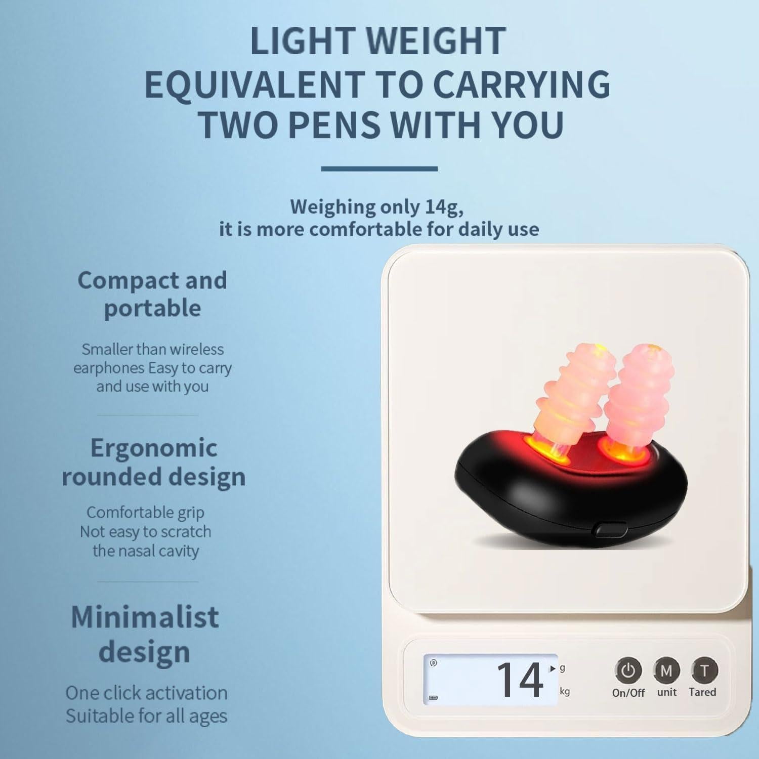 Dispositivo de Terapia Nasal de Luz Roja REALBEBFF BTBZ111