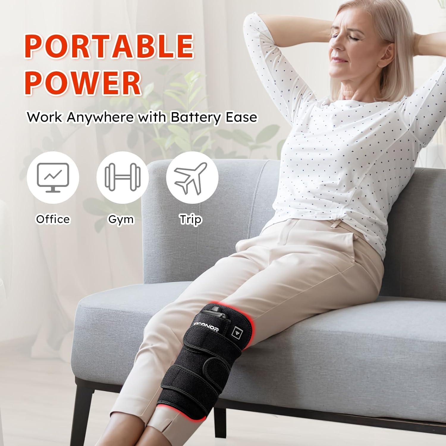 Almohadilla de Terapia de Luz Roja Viconor 660nm/850nm Control APP