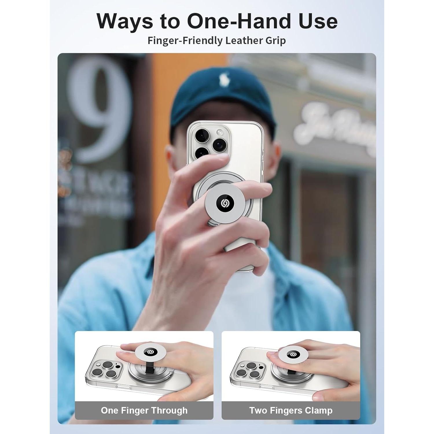 Soporte Magnético EWA MagOne Ultra para Teléfono Plata