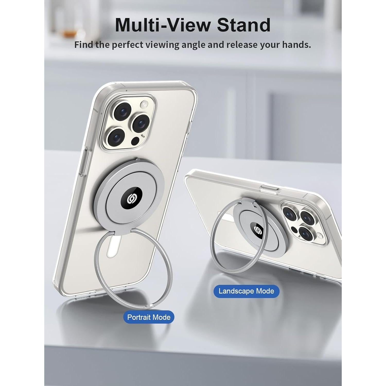 Soporte Magnético EWA MagOne Ultra para Teléfono Plata