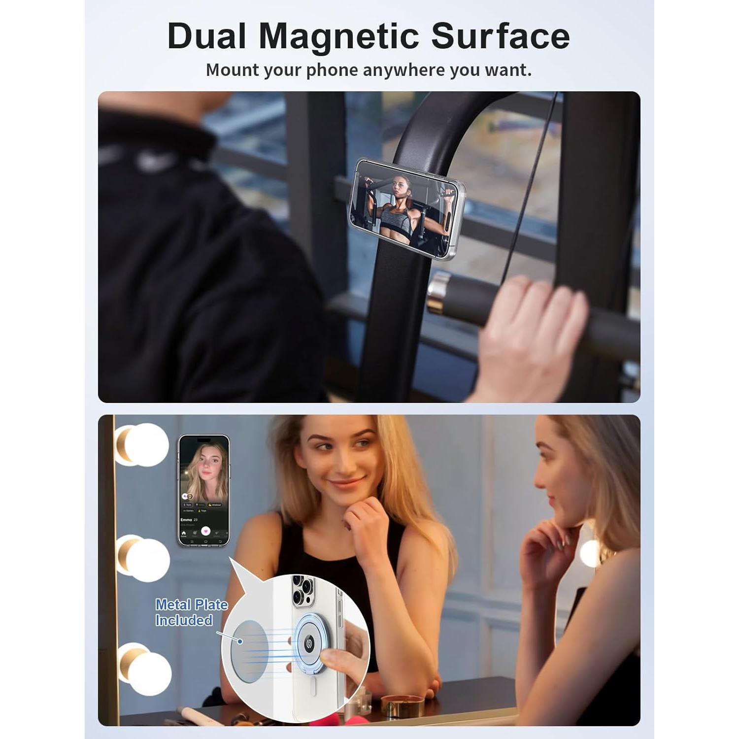 Soporte Magnético EWA MagOne Ultra para Teléfono Plata