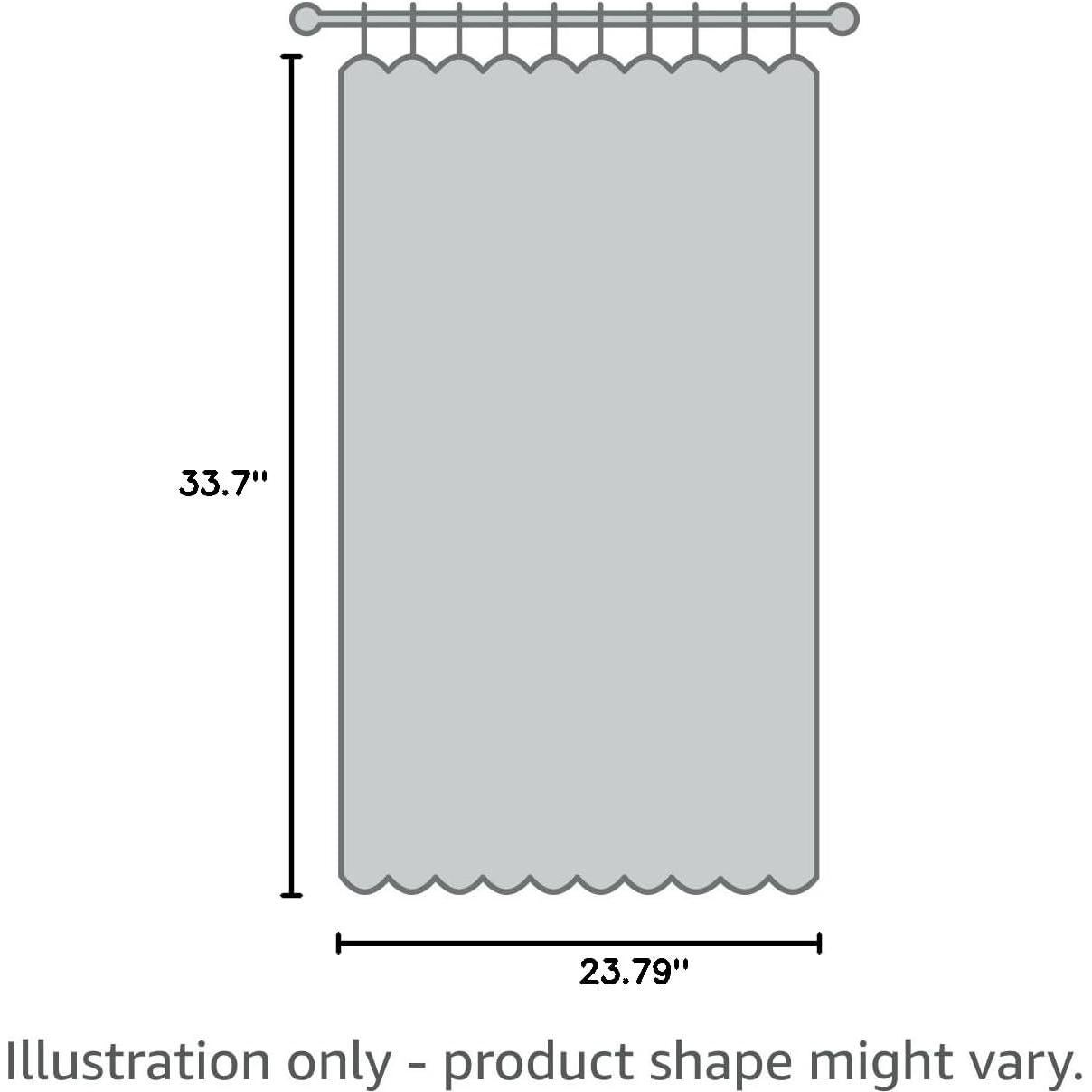 Cortinas Térmicas Aislantes Lazzzy Blackout 86x61 cm 2 Paneles