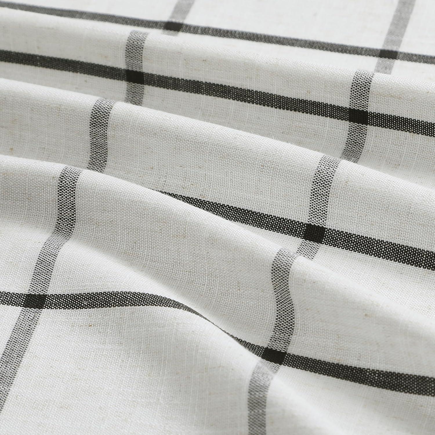 Cortinas de Lino Oscurecimiento Total Vision Home 40x84" 2 Piezas