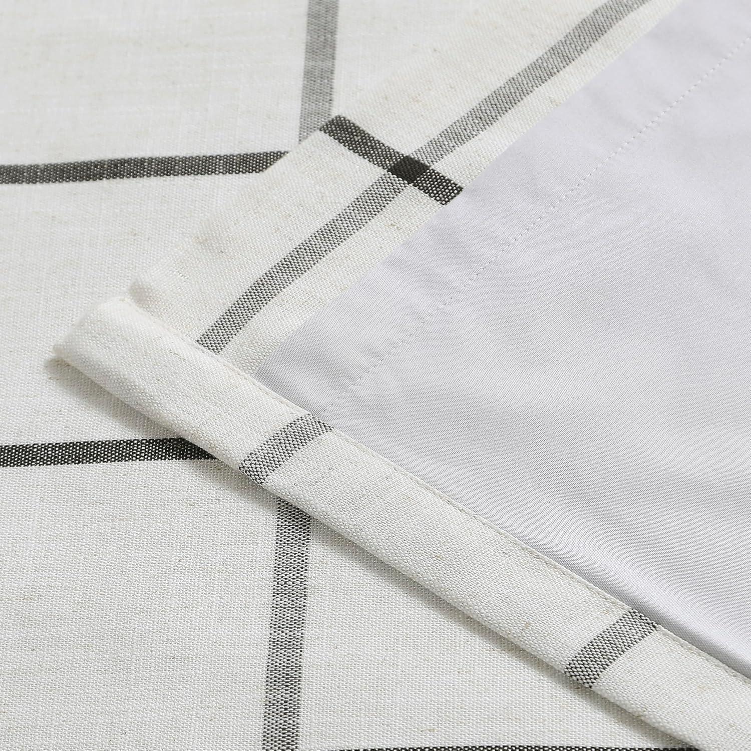 Cortinas de Lino Oscurecimiento Total Vision Home 40x84" 2 Piezas