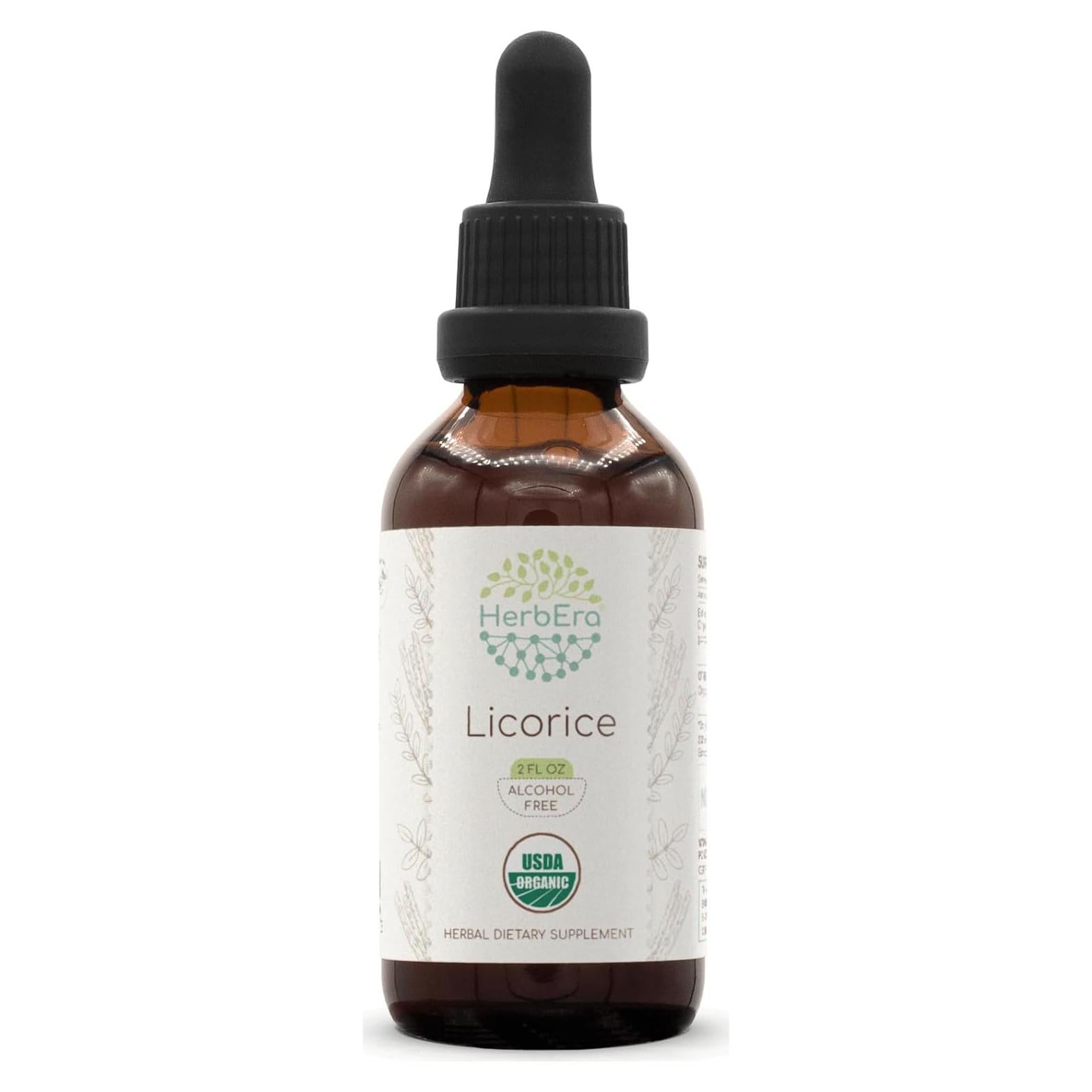 Tintura de Regaliz Orgánico HerbEra 59.15 ml Sin Alcohol