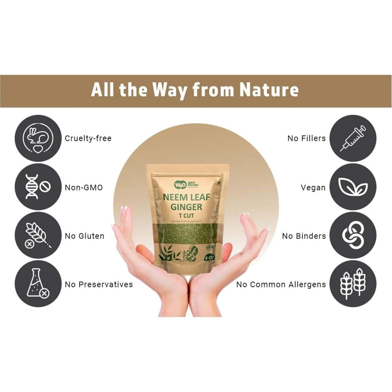 Té de Neem con Jengibre 227 g - Aumenta Inmunidad y Digestión