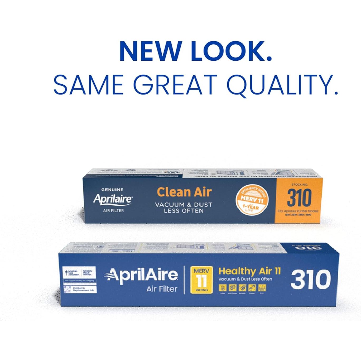 Filtro de Aire AprilAire 310 MERV 11 20x20x4 para Purificadores