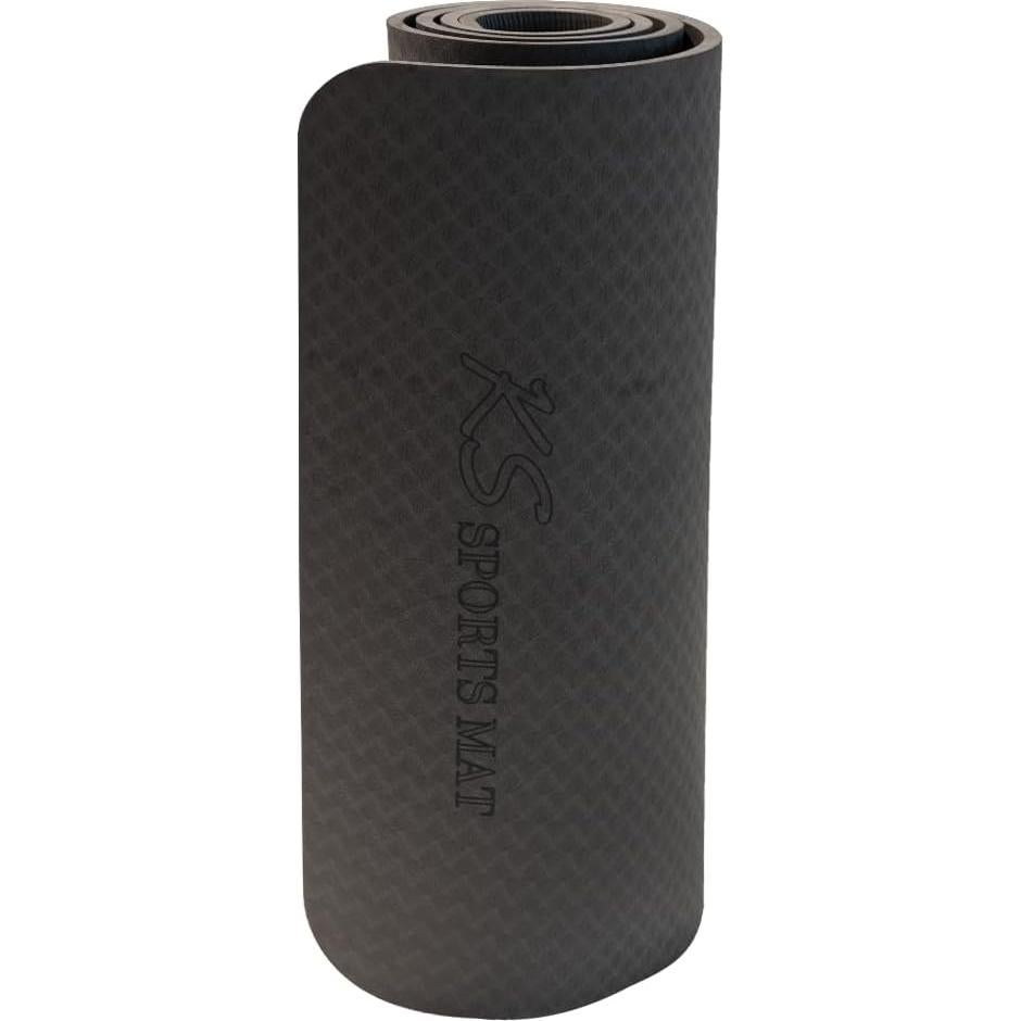 Alfombrilla de Yoga KS Premium TPE Antideslizante 182x60cm 10mm