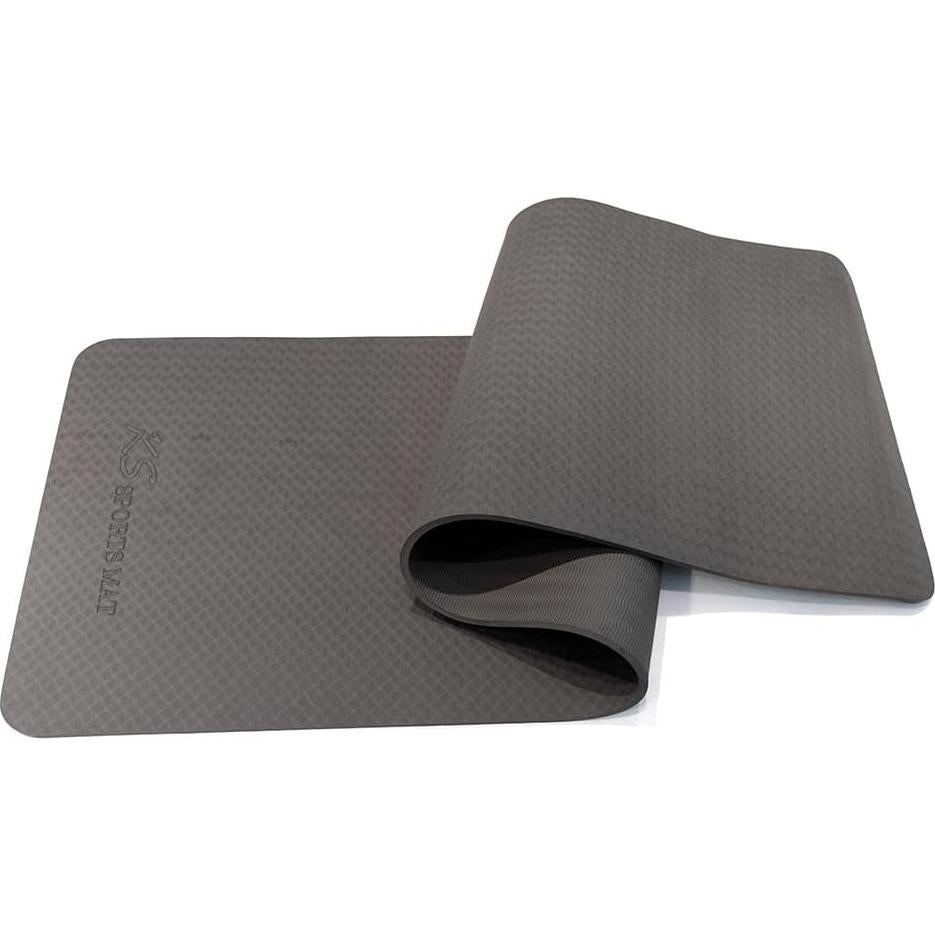 Alfombrilla de Yoga KS Premium TPE Antideslizante 182x60cm 10mm