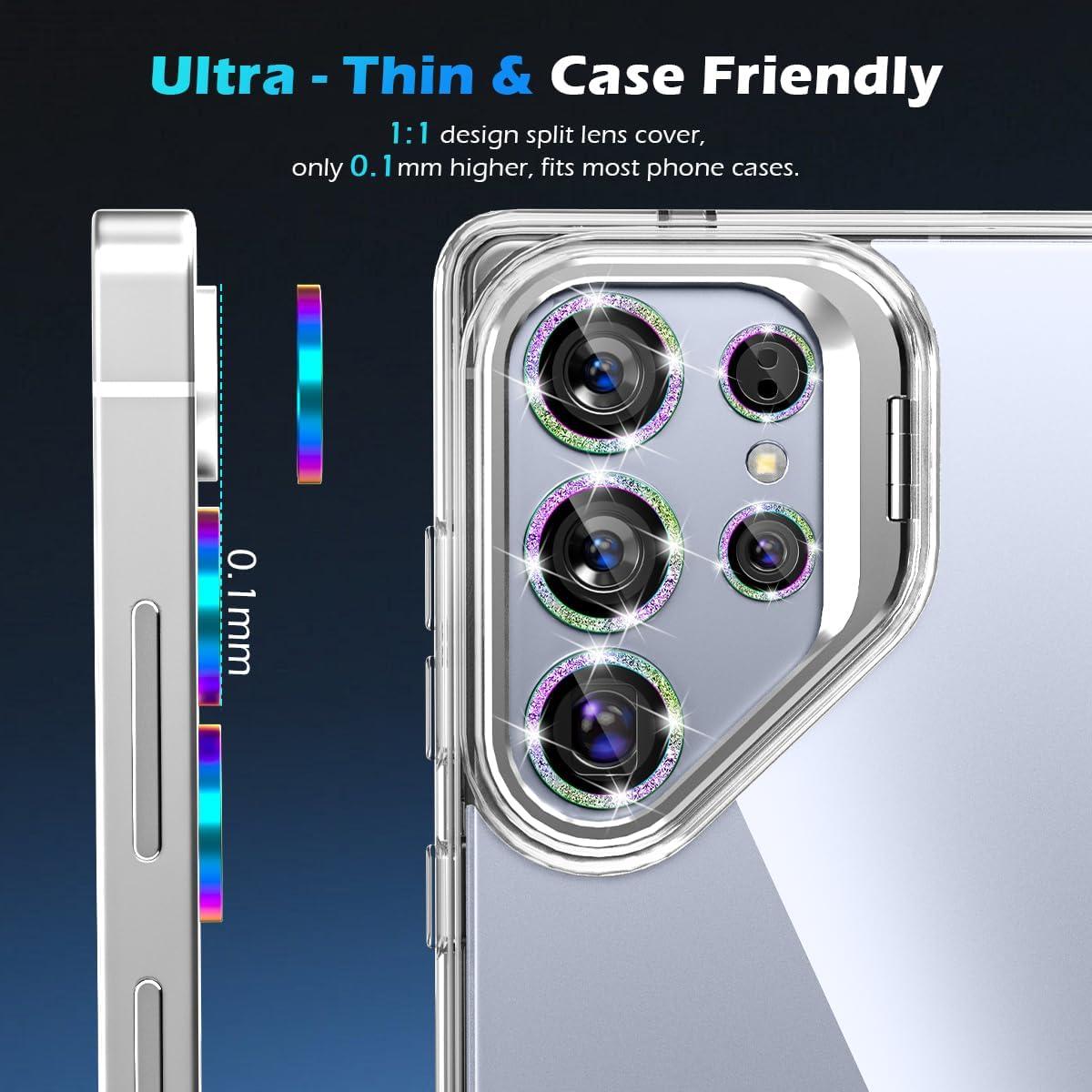 Protector de Lente de Cámara imluckies para Samsung Galaxy S25 Ultra - Vidrio Templado 9H Anti-Rasguños