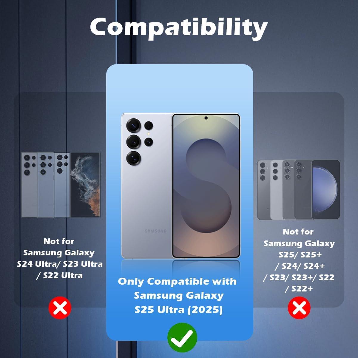 Protector de Lente de Cámara imluckies para Samsung Galaxy S25 Ultra - Vidrio Templado 9H Anti-Rasguños