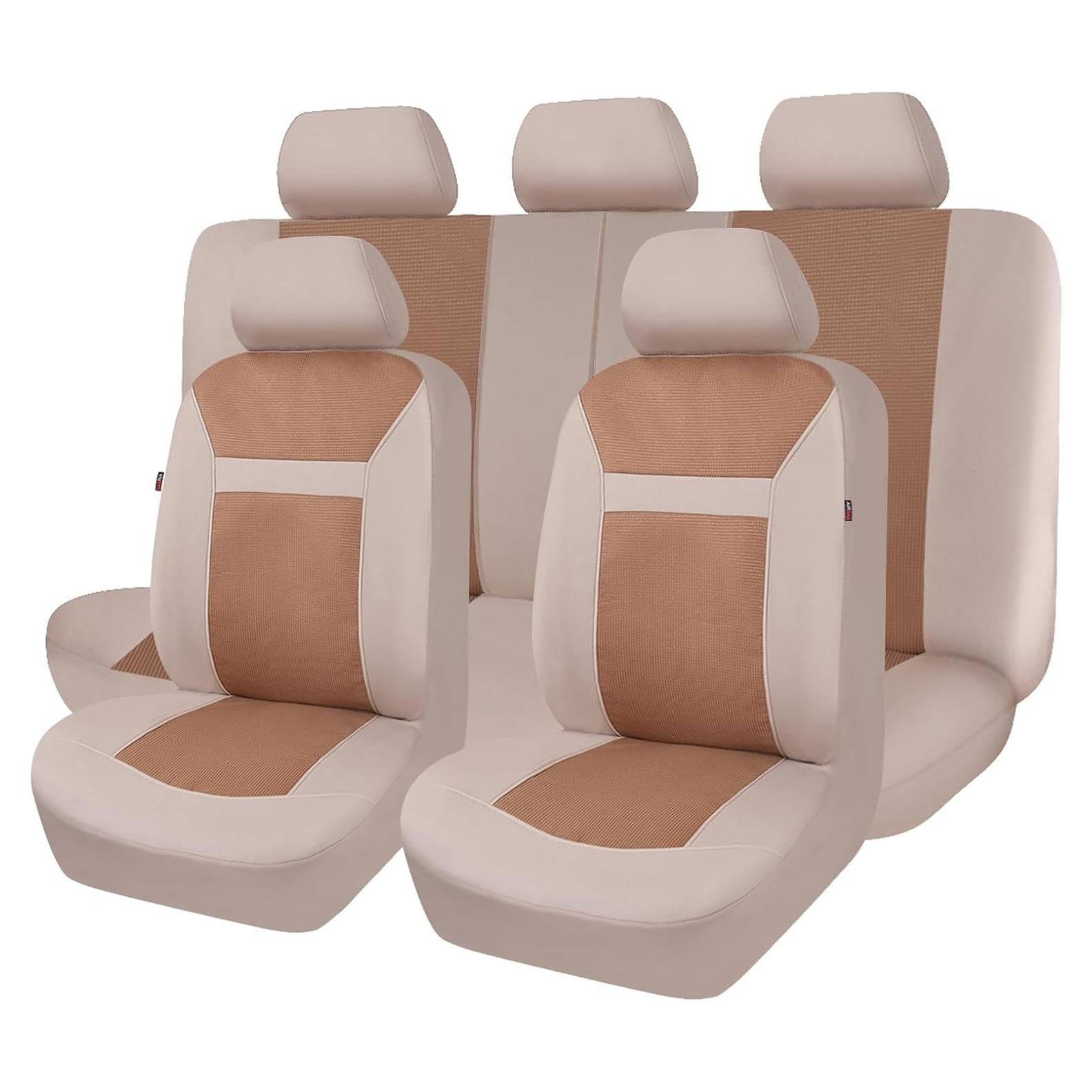 Cubiertas de Asiento de Coche Flying Banner FB-094 Beige Universal