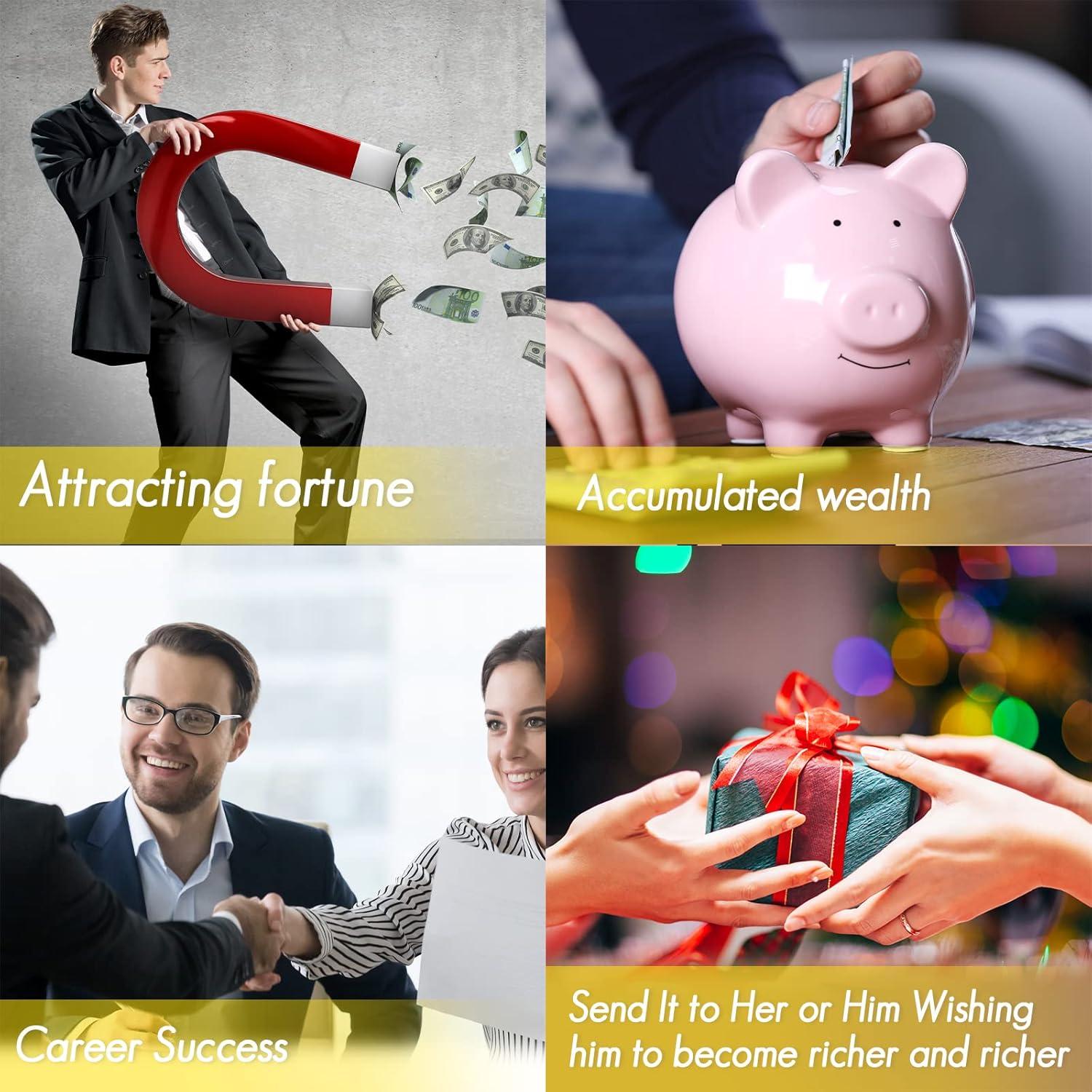 Conjunto de Cristales Sanadores QianCannaor para Abundancia