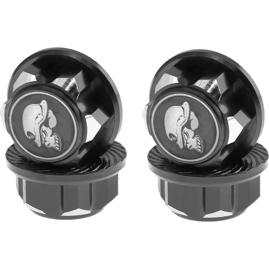 8 Tuercas de Rueda Hexagonales 17mm Aluminio RC Negro