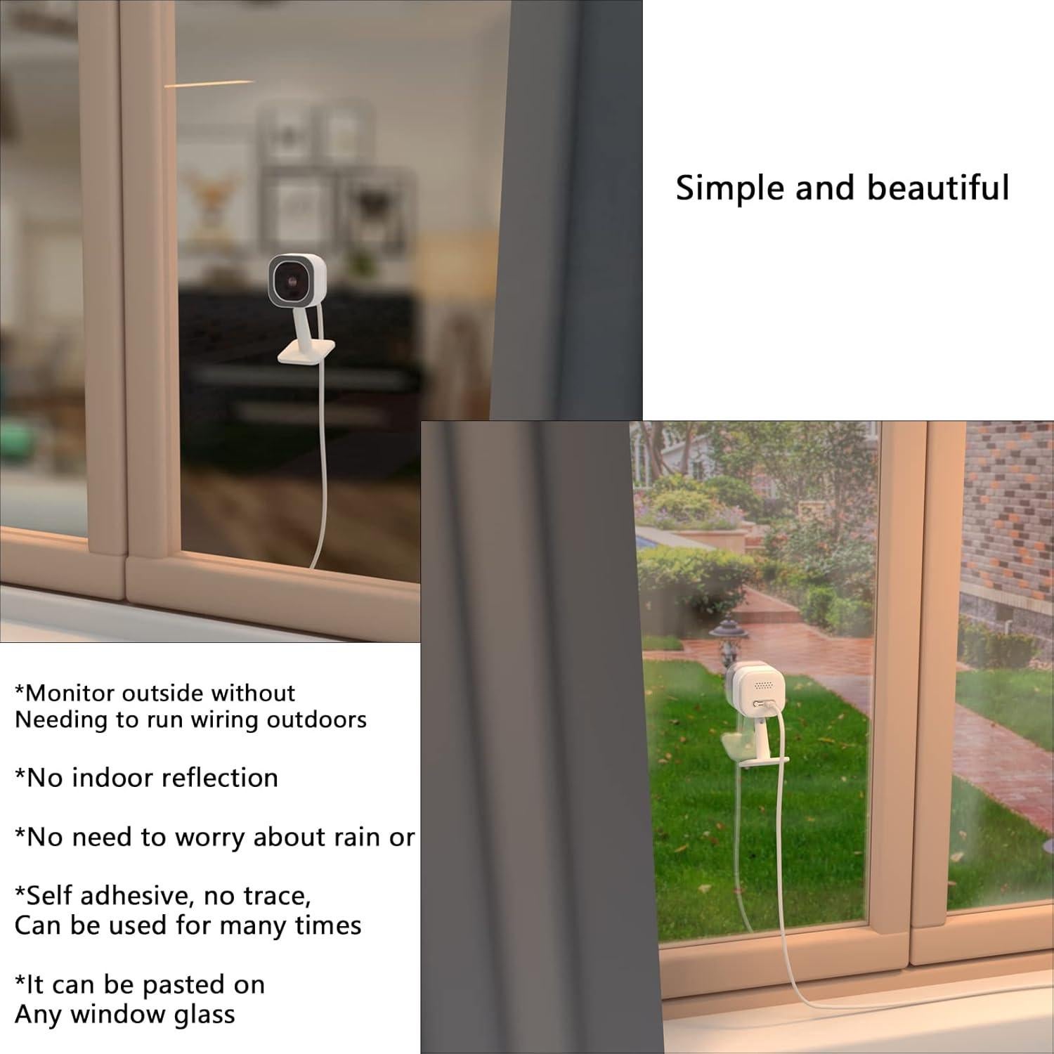 Soporte de Ventana Zwolf para Cámara Eufy C25 - Paquete de 1