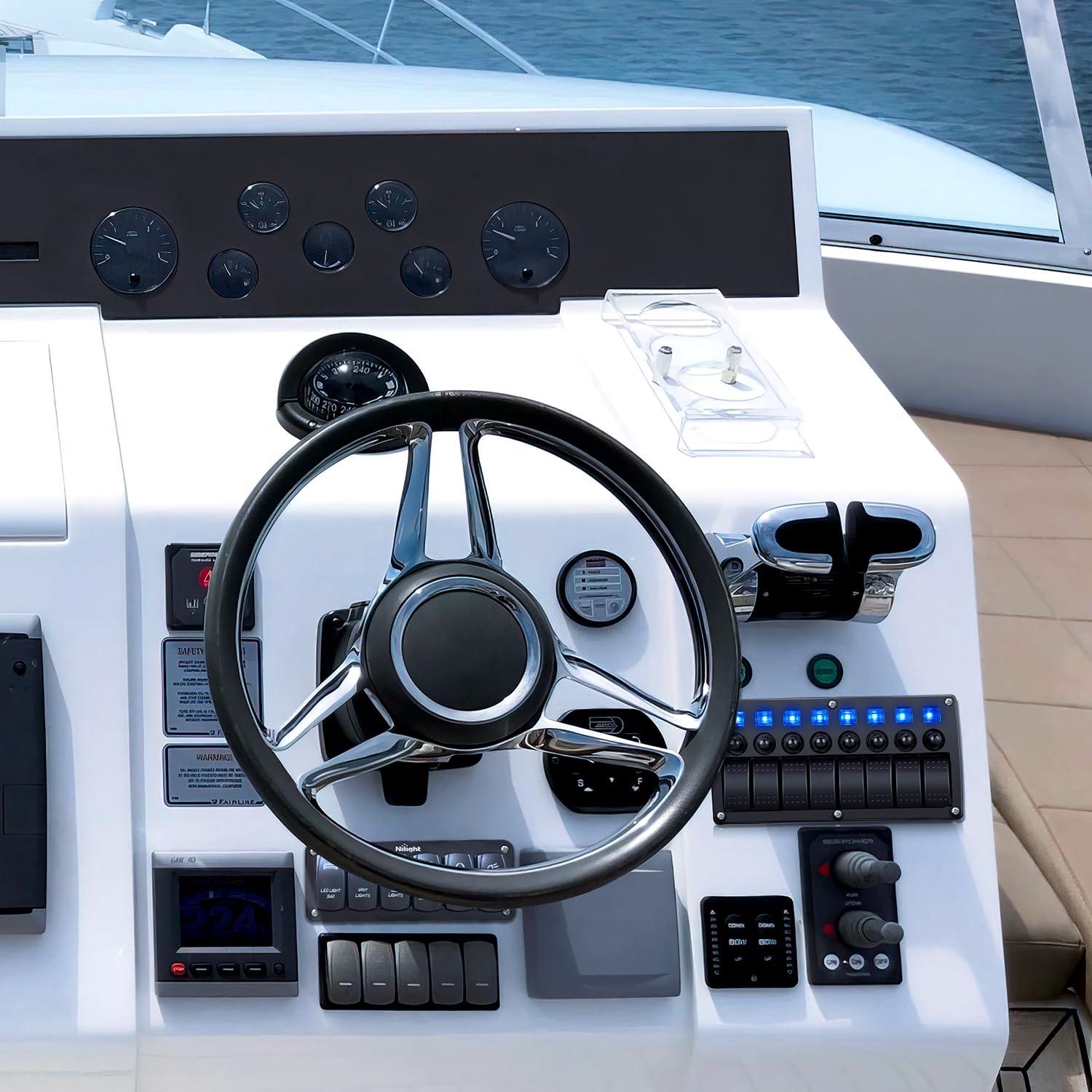 Interruptor de Palanca 3 Vías Nilight 12V 24V Impermeable 2PCS