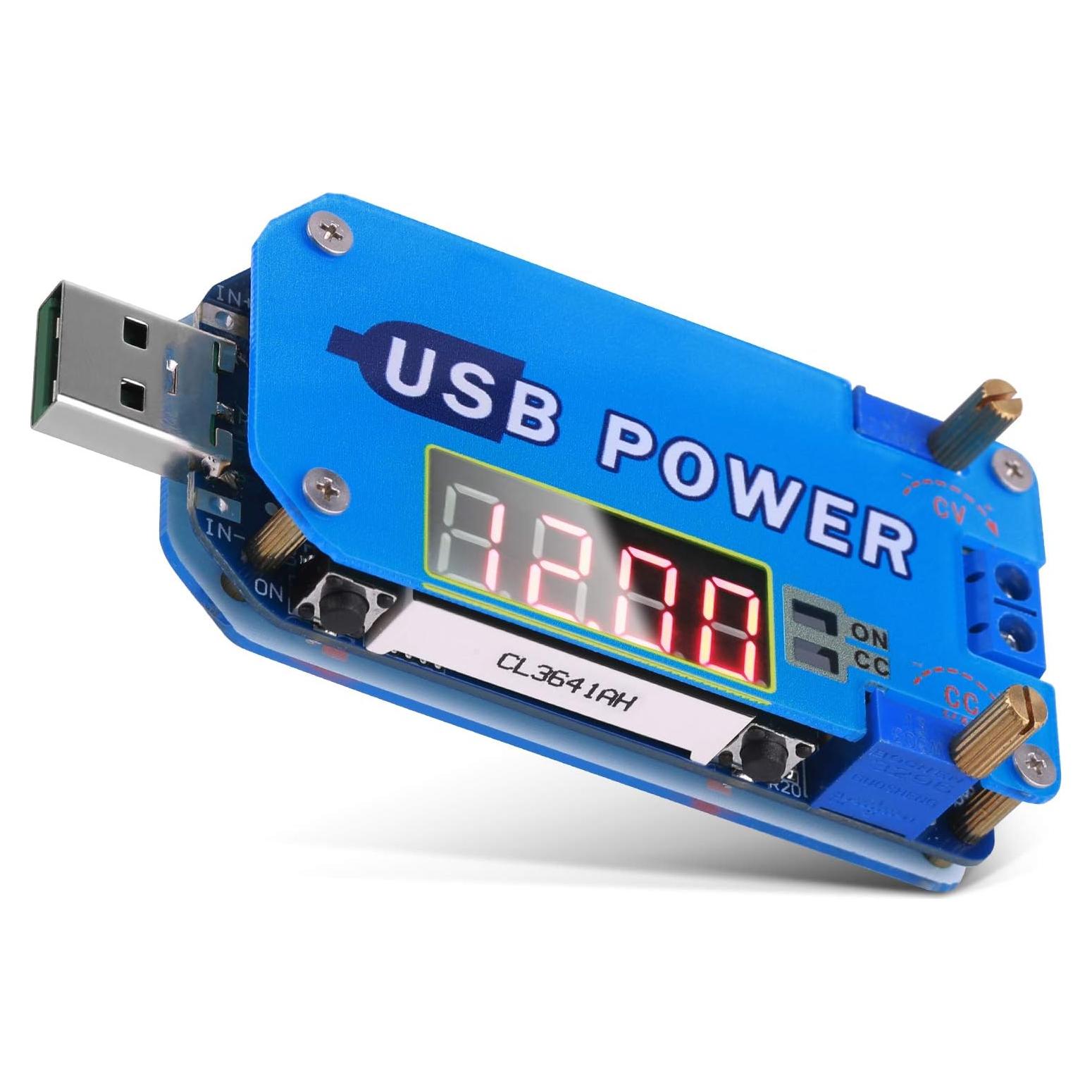 Convertidor de Voltaje Buck Boost PEMENOL 15W 0.5-30V USB