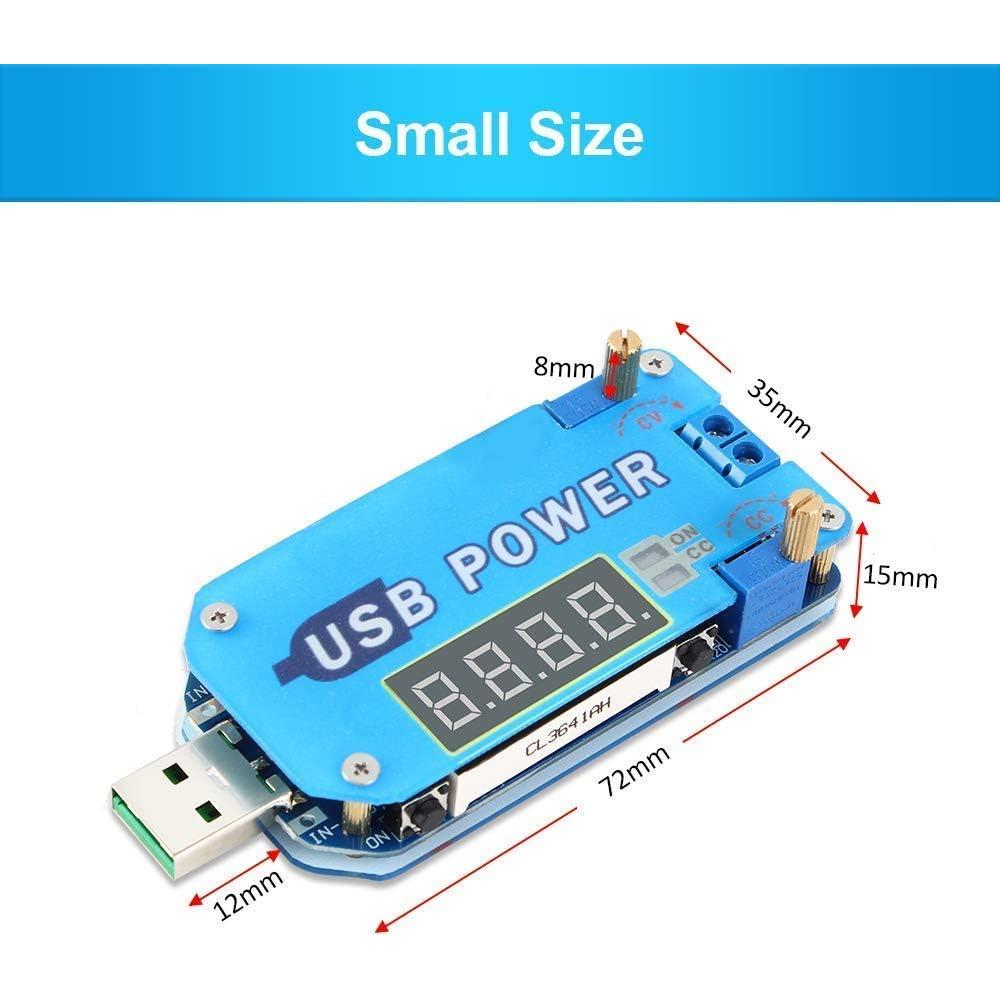 Convertidor de Voltaje Buck Boost PEMENOL 15W 0.5-30V USB