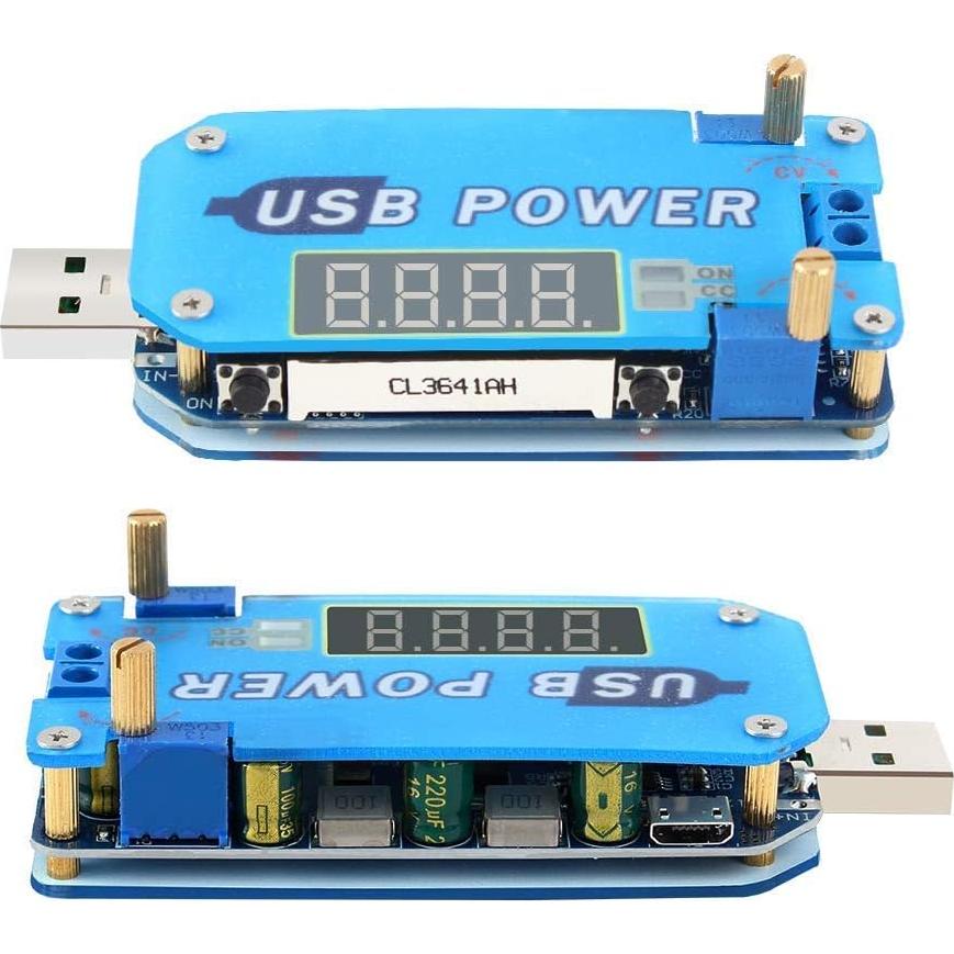 Convertidor de Voltaje Buck Boost PEMENOL 15W 0.5-30V USB