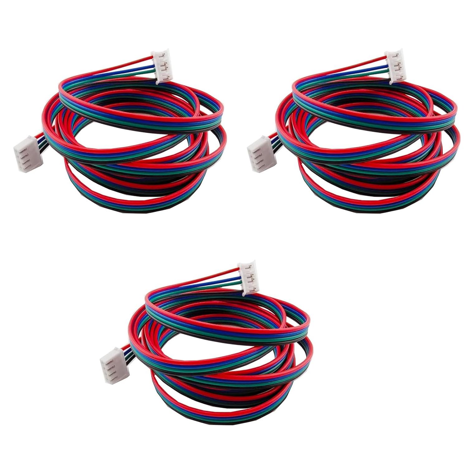 3 Pcs Cables de Motor Paso a Paso 1.5M TIEXYE 4Pin a 6Pin