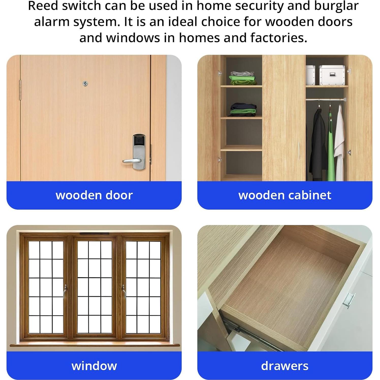 Sensor de Contacto Magnético TOWODE NC NO - Paquete de 2