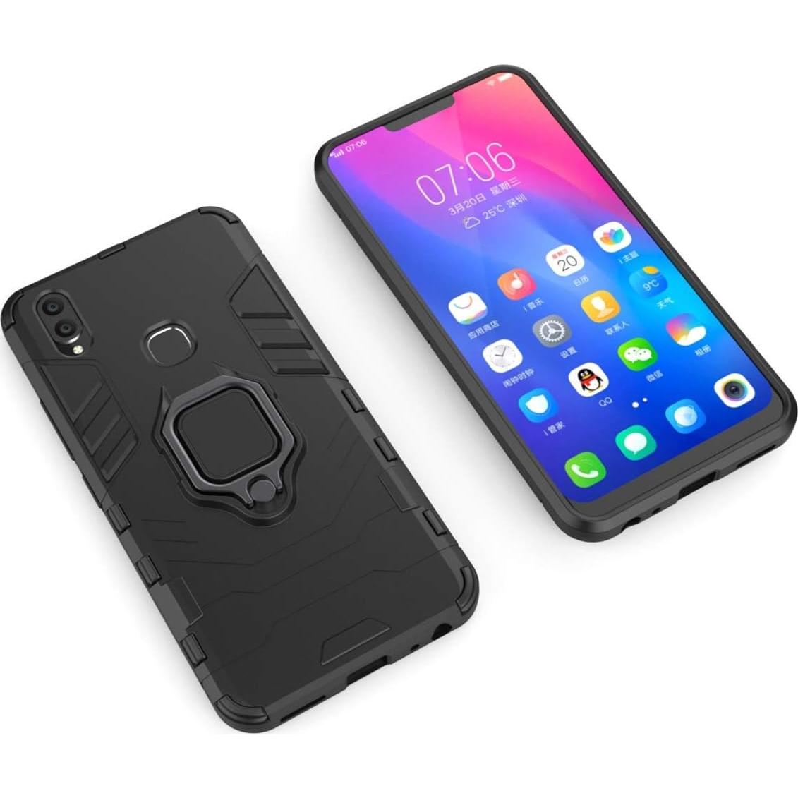 Funda Dura LuluMain para VIVO V9/V9 Youth/Y85 - Negro