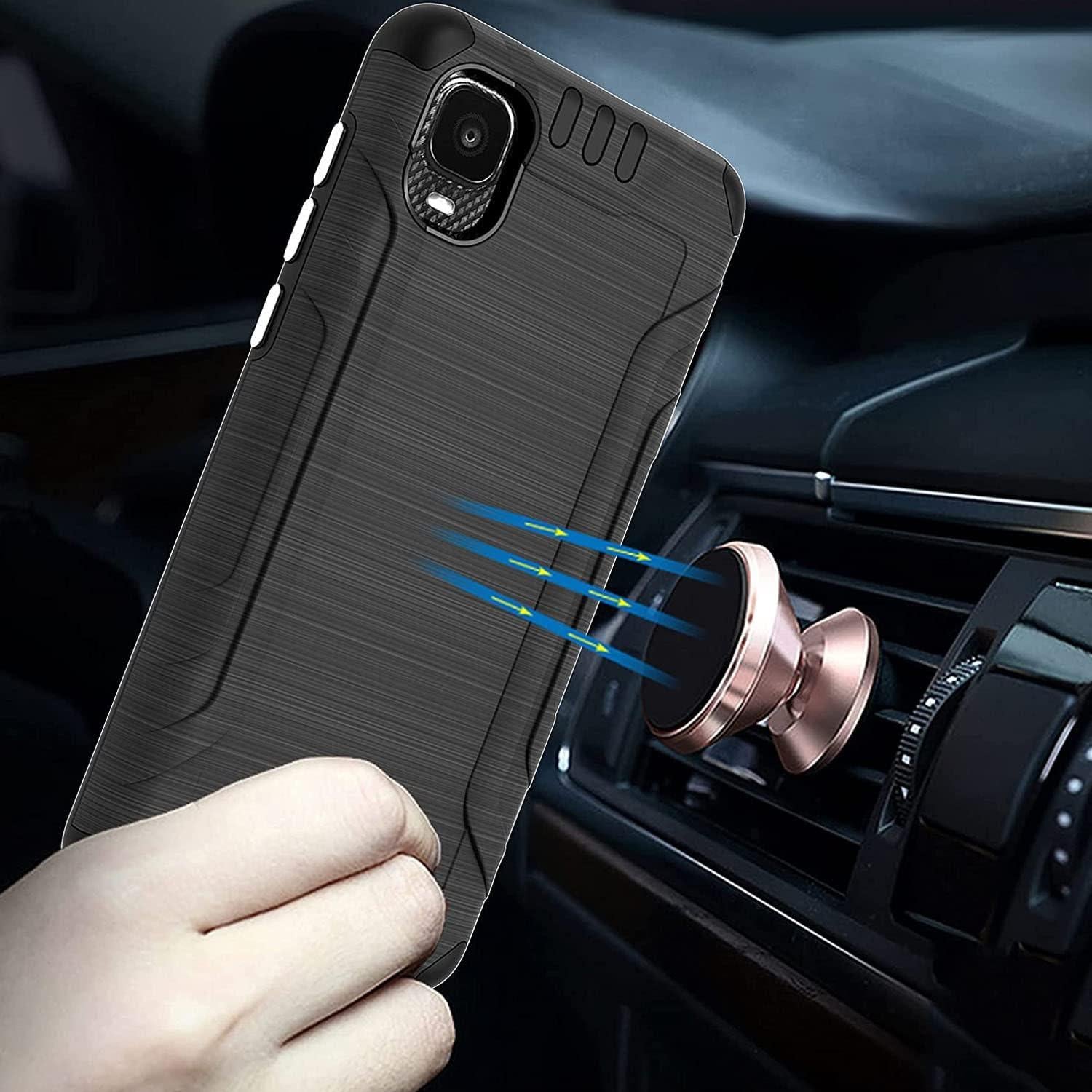 Funda TJS para Alcatel TCL A3 A509DL y TCL A30 con Protector