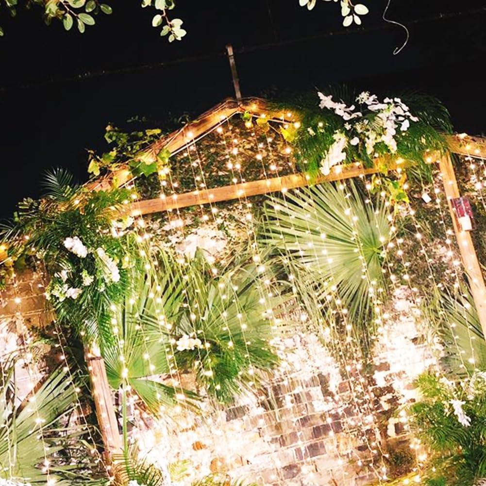 Luz de Cortina LED 300 Linhai, Control Remoto, 8 Modos, 2.01x2.99m