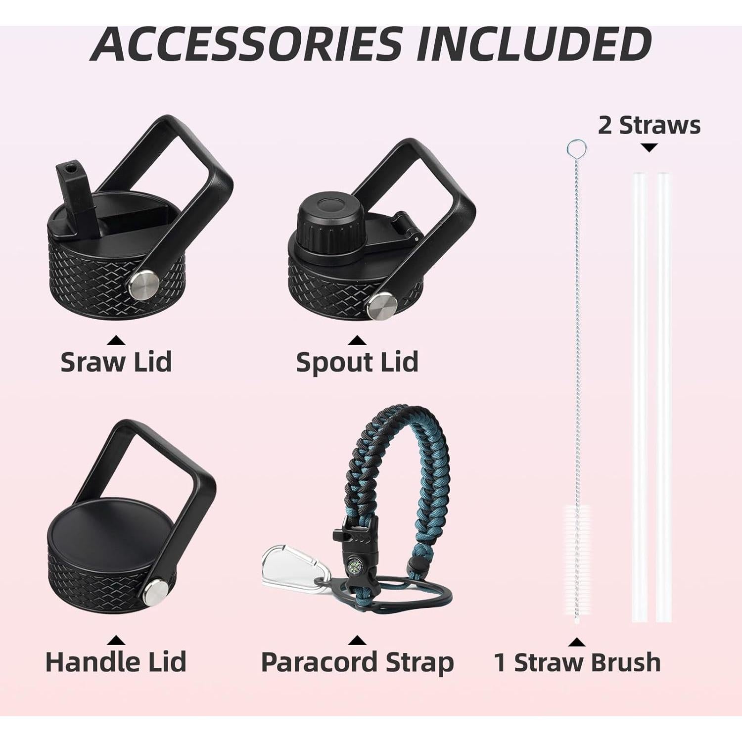 Botella de Agua Aislada BJPKPK 128oz Acero Inoxidable Verde