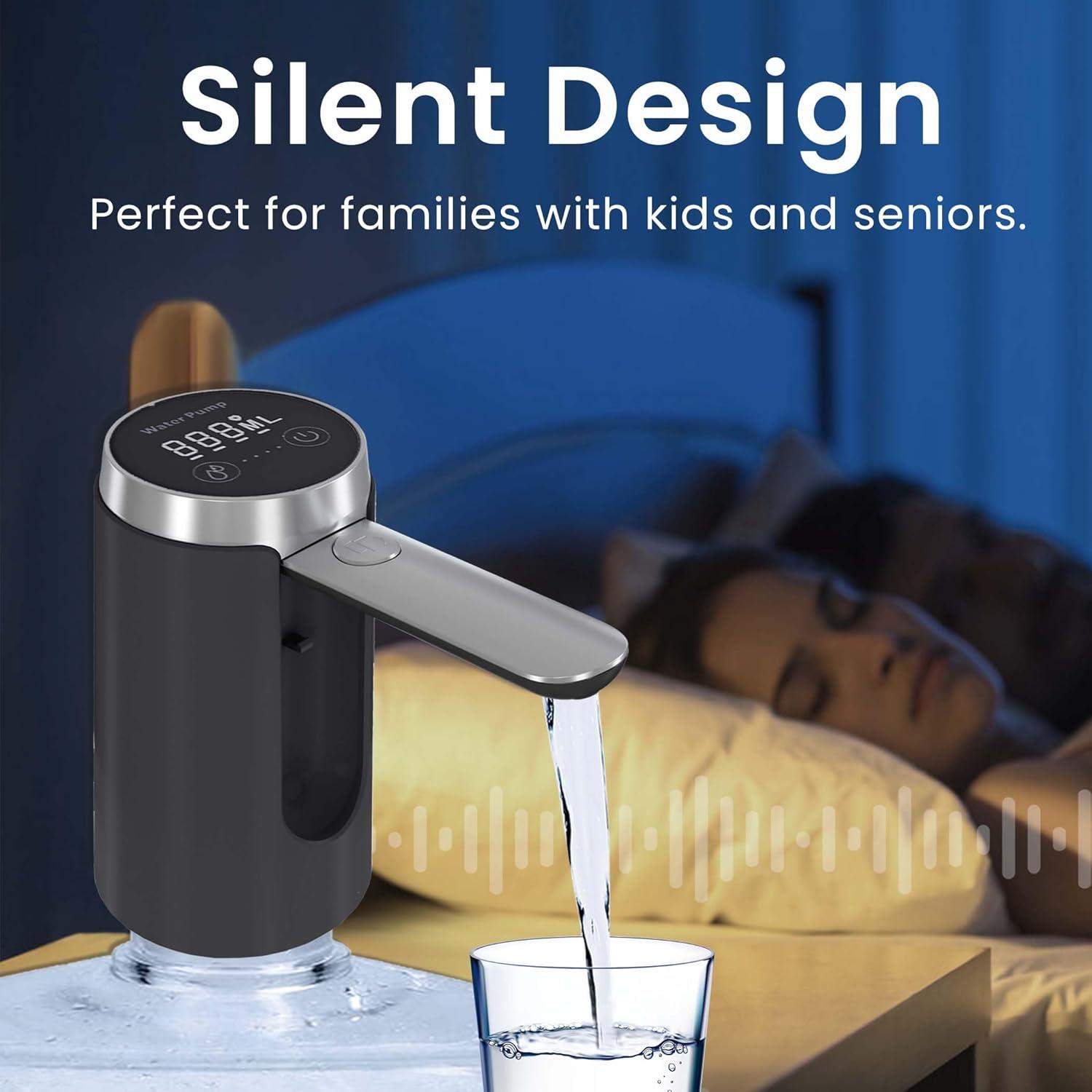 Dispensador de Agua Eléctrico UNNEES 5 Galones con Pantalla LED