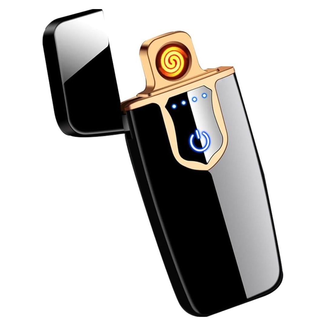 Encendedor Eléctrico COZYLIFE Recargable USB Doble Lado Negro