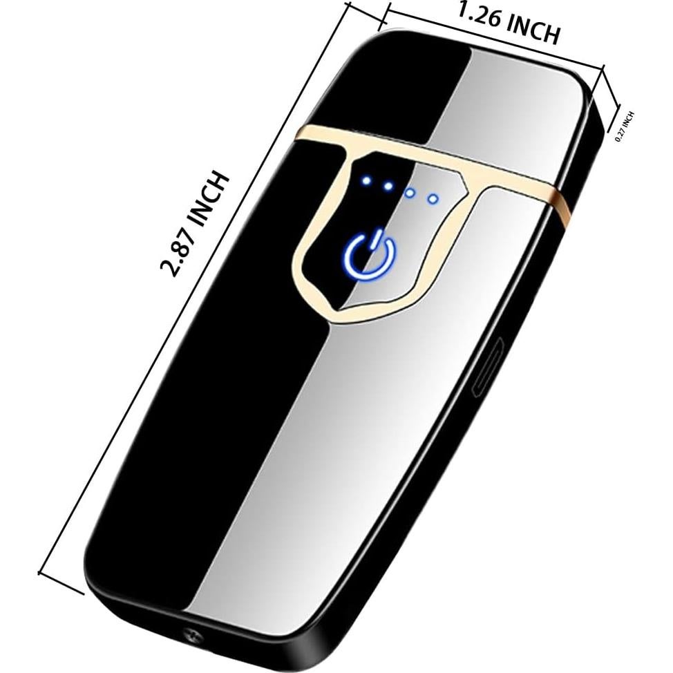 Encendedor Eléctrico COZYLIFE Recargable USB Doble Lado Negro