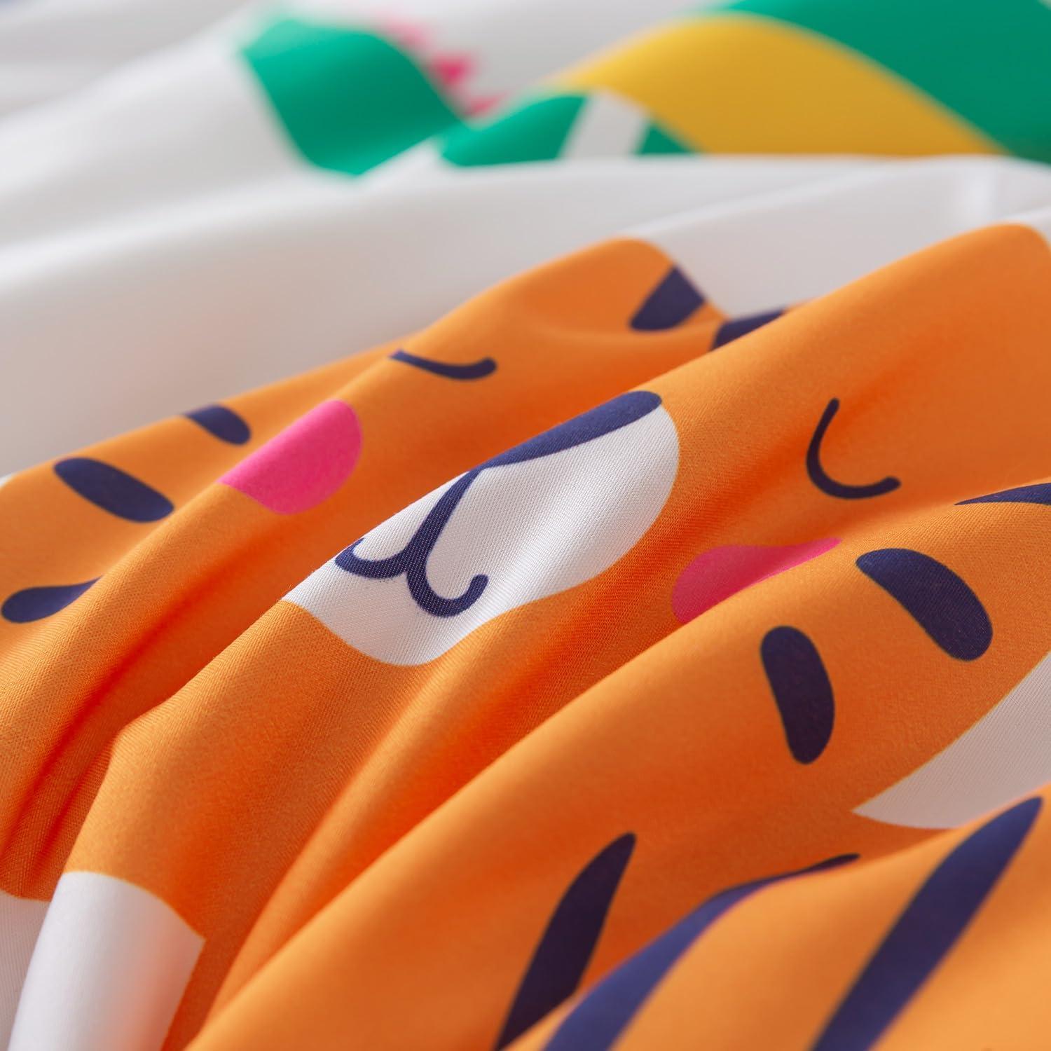 Juego de Cama Twin 6 Piezas qjmiaofang Animales Selva