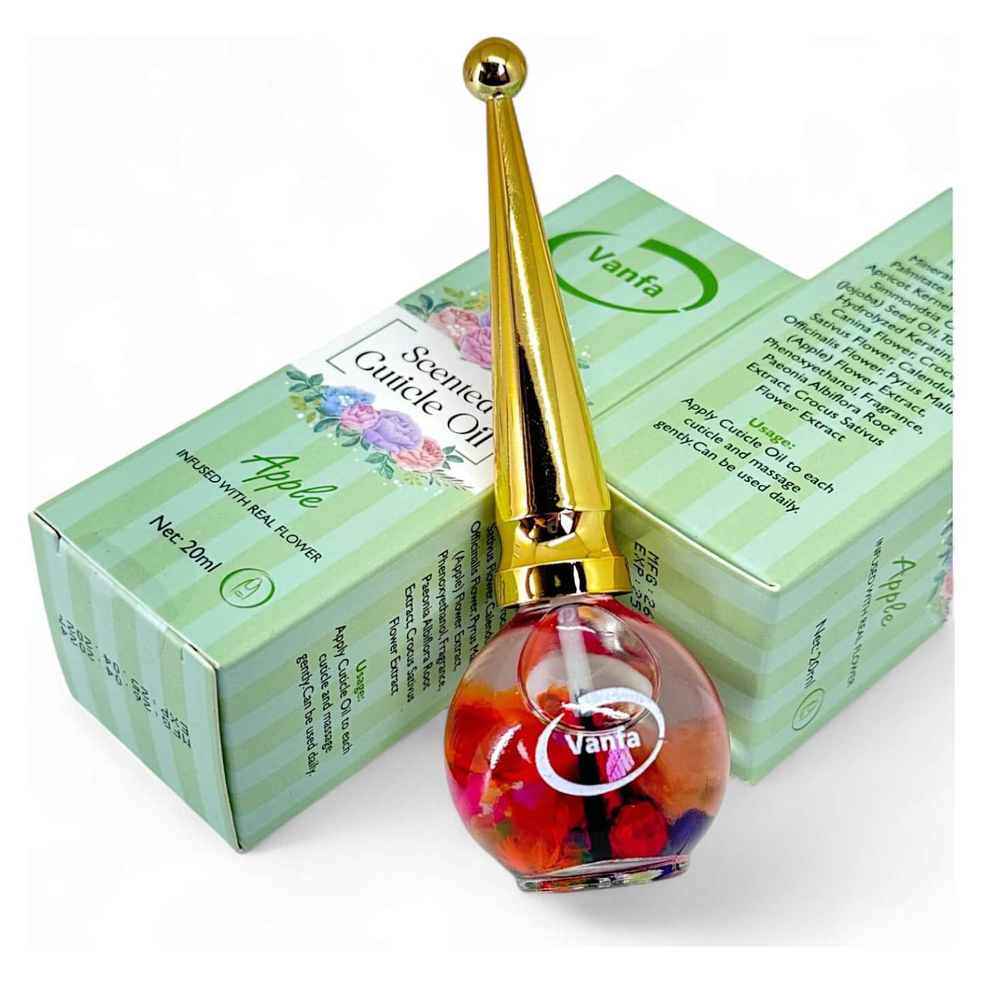 Aceite para Cutículas Guang 11.83 g Aroma Manzana con Flores