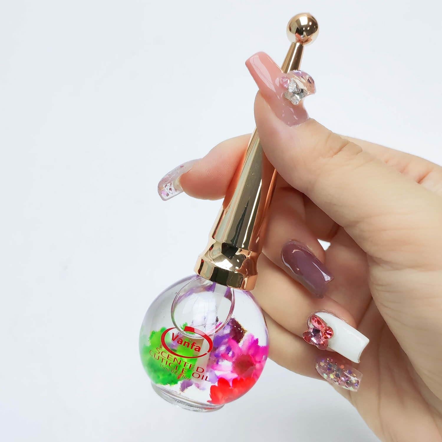 Aceite para Cutículas Guang 11.83 g Aroma Manzana con Flores