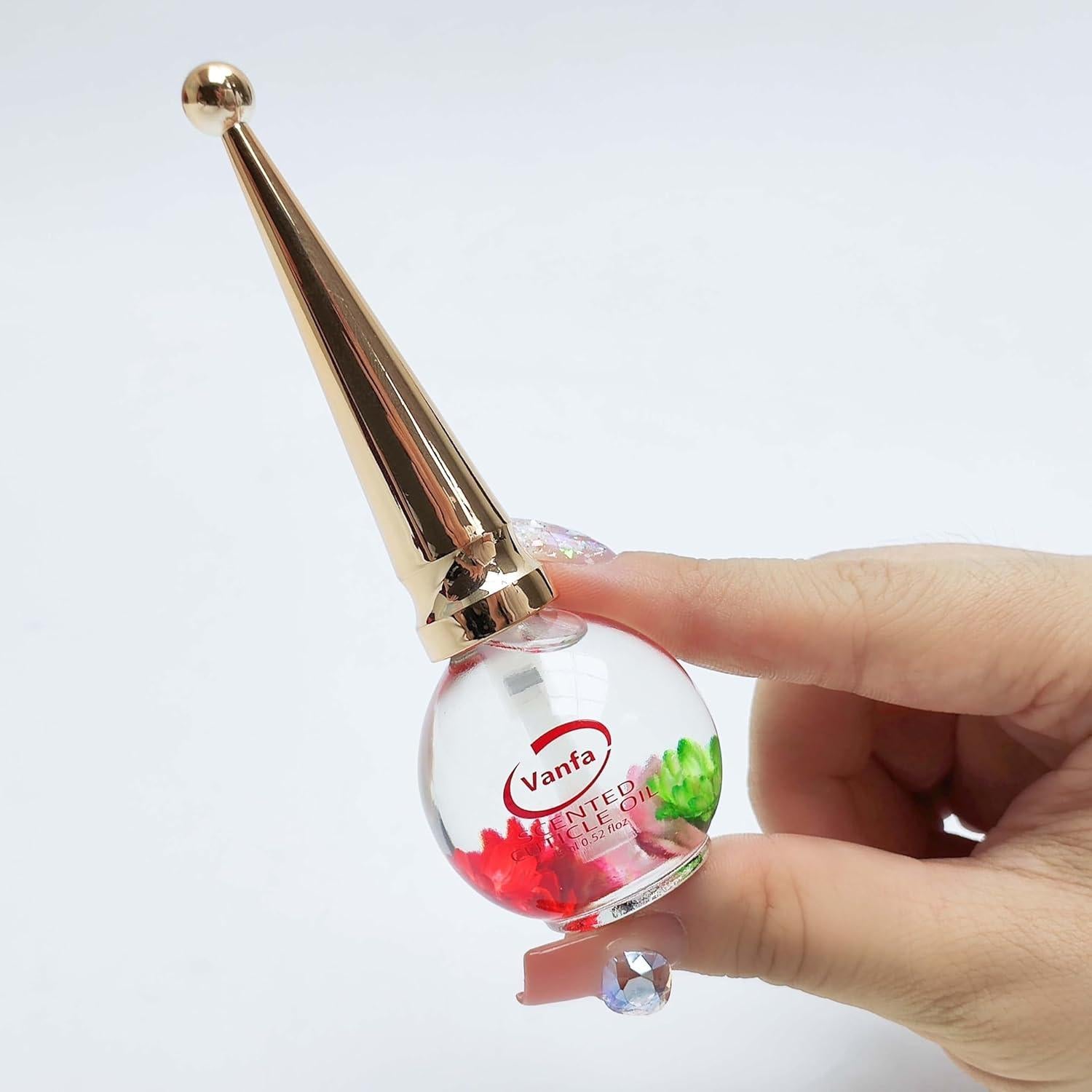 Aceite para Cutículas Guang 11.83 g Aroma Manzana con Flores