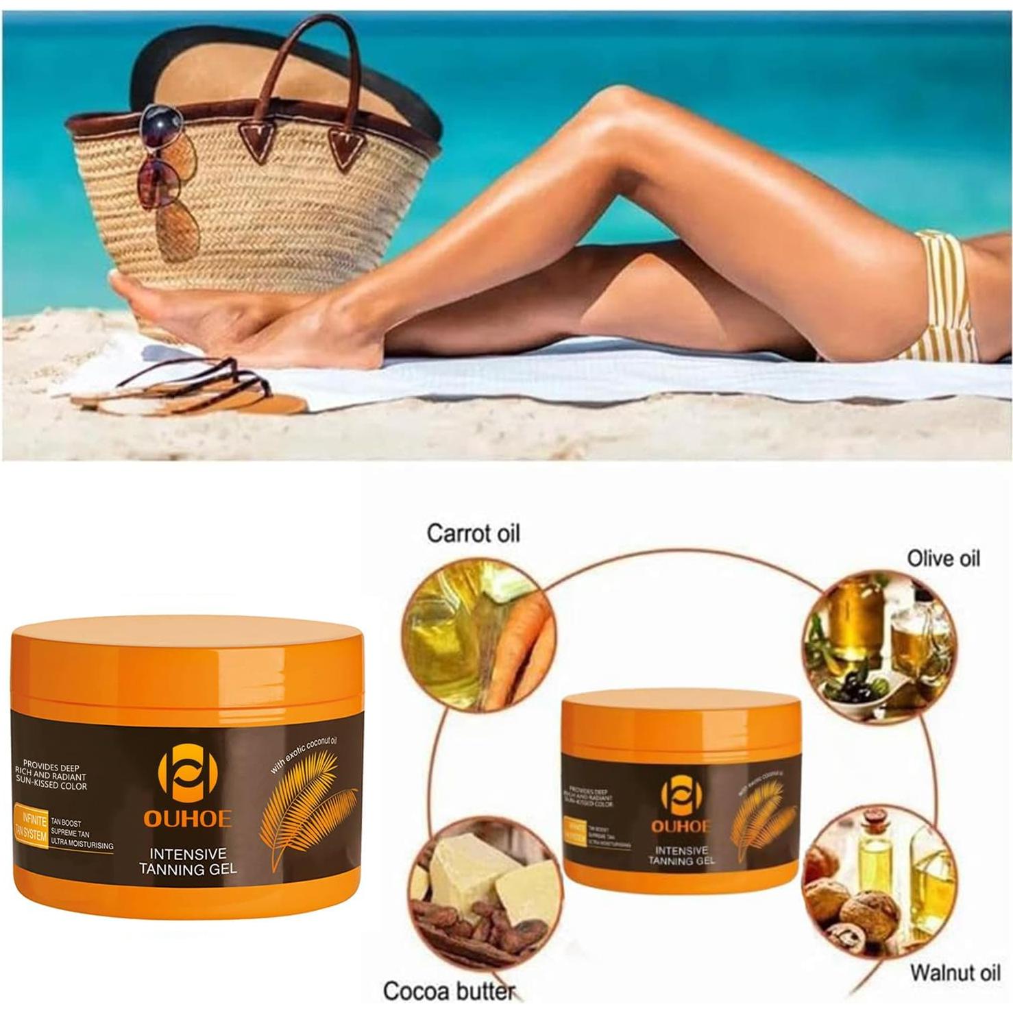 Gel bronceador EELHOE 150g - Acelerador bronceado natural