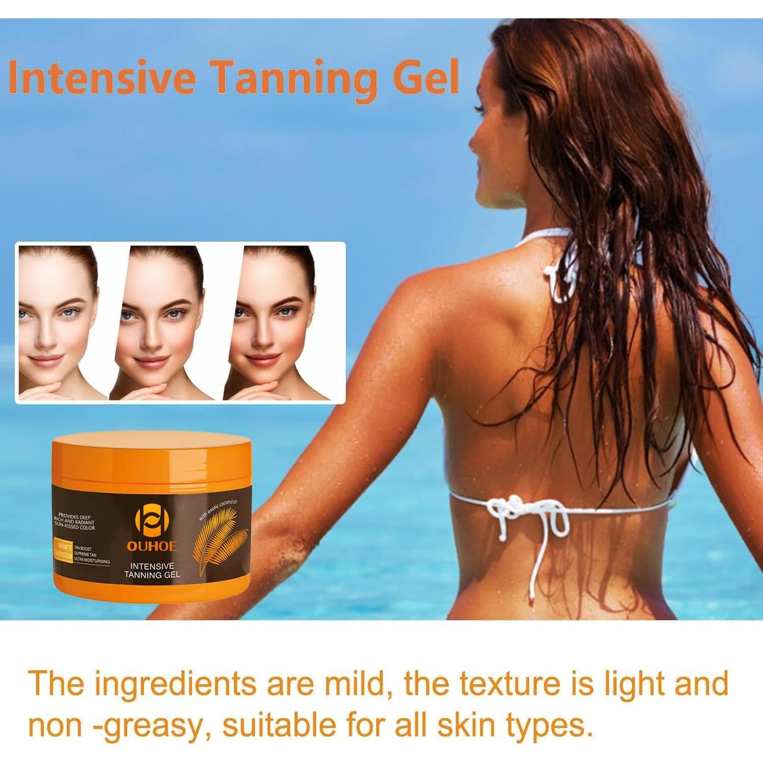 Gel bronceador EELHOE 150g - Acelerador bronceado natural