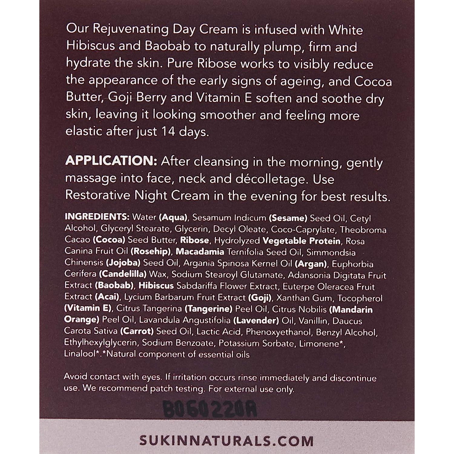 Crema Rejuvenecedora de Día Sukin Purely Ageless 120 ml