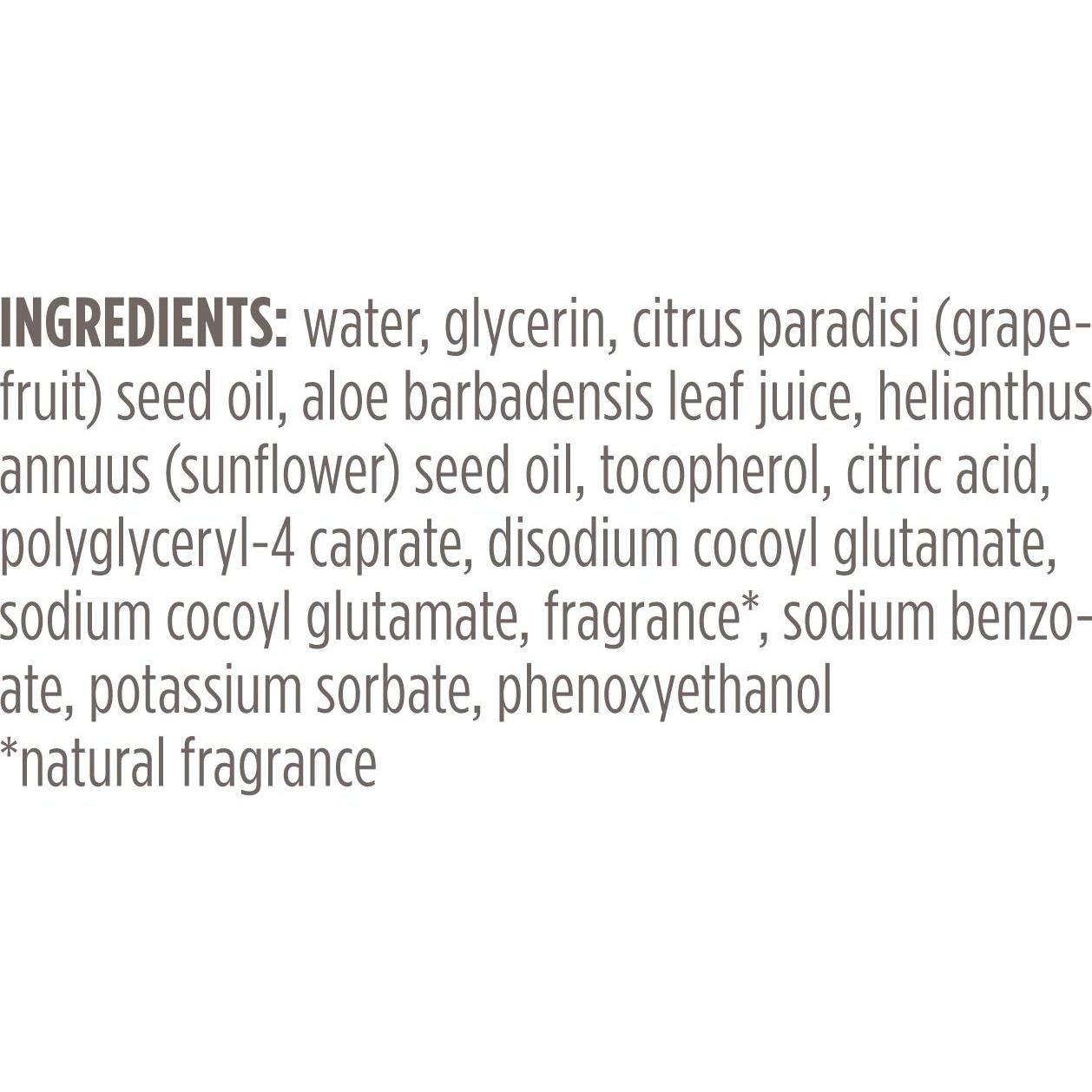 Toallitas Limpiadoras Faciales Burt's Bees Pomelo Rosa 30 Unidades