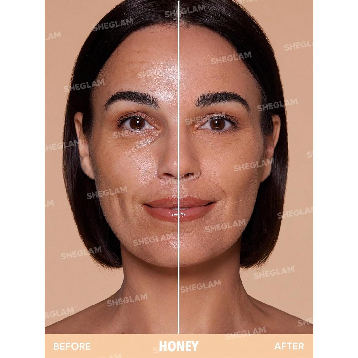 Base en Polvo Compacto SHEGLAM Bellota Cobertura Completa 30g