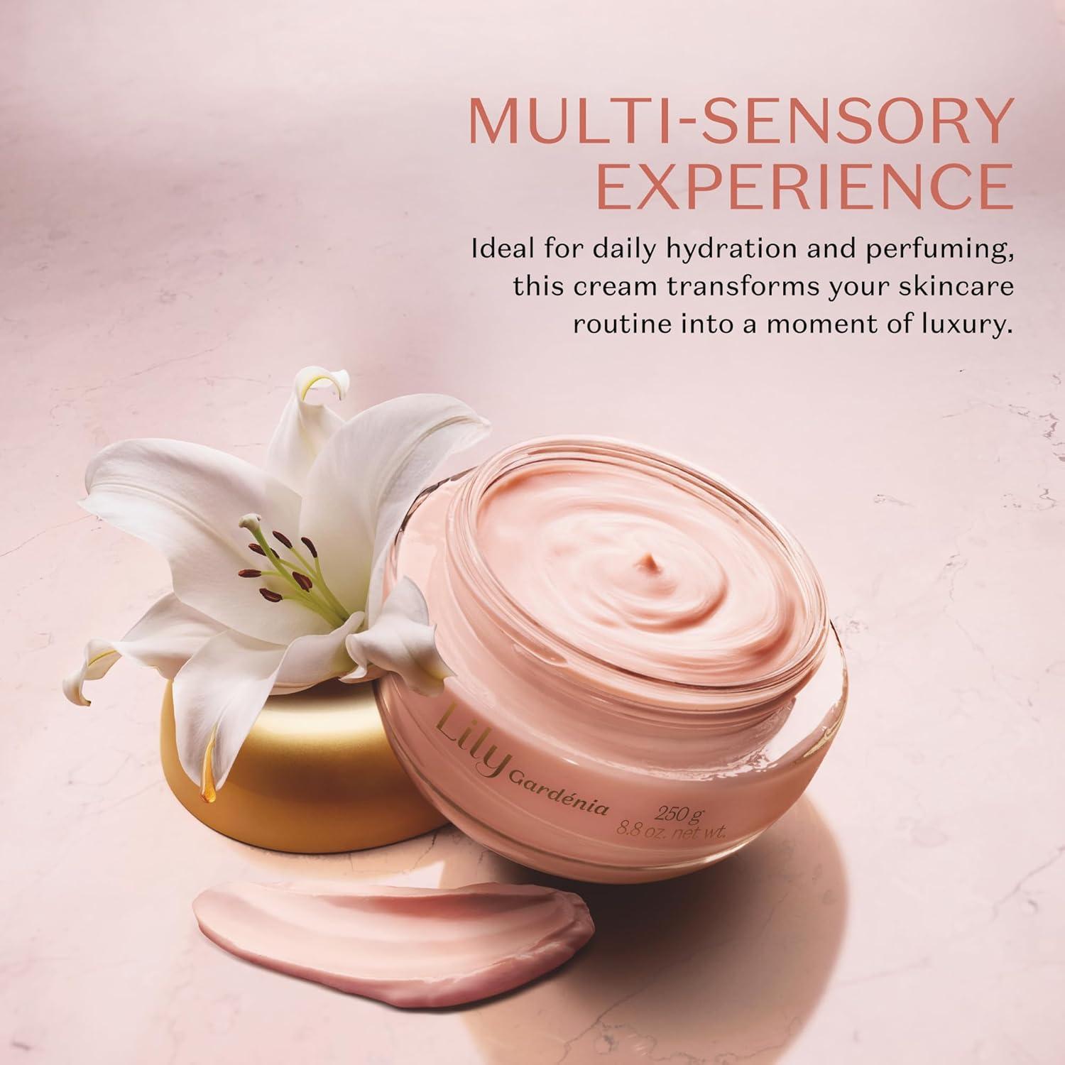 Crema Corporal Satinada O Boticário Lily Gardenia 250g