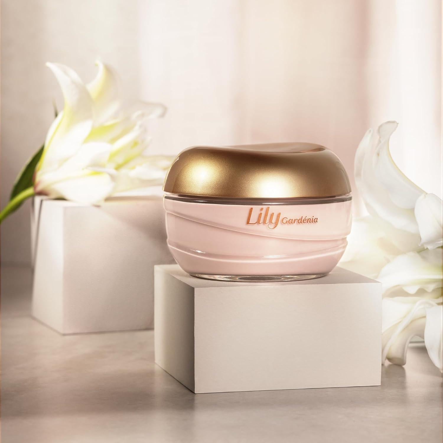 Crema Corporal Satinada O Boticário Lily Gardenia 250g