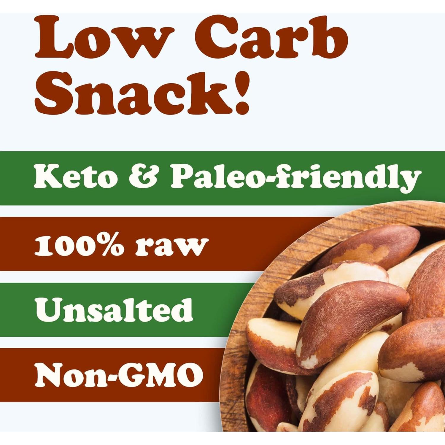 Nueces de Brasil Food to Live 227g Crudas Sin OGM Veganas