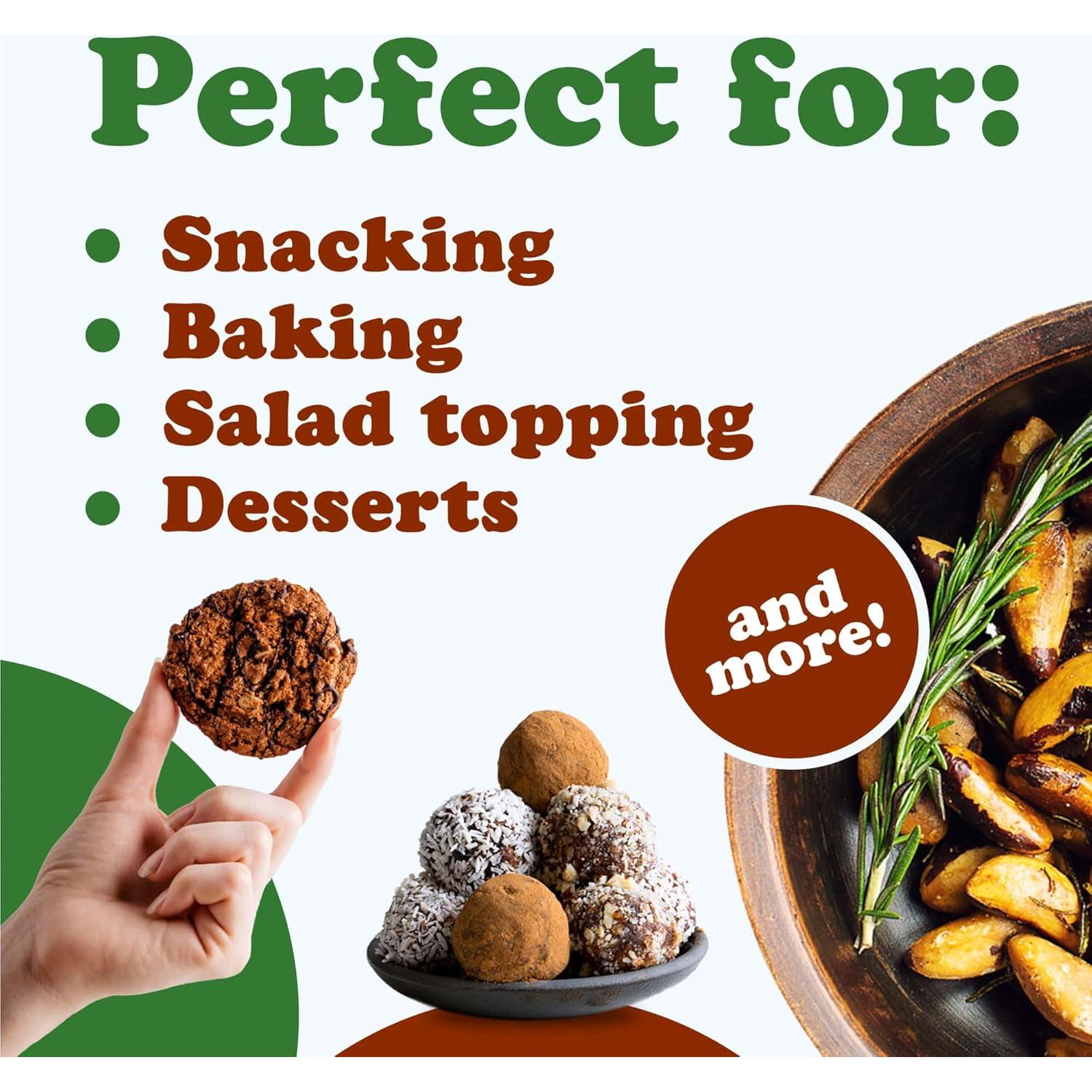 Nueces de Brasil Food to Live 227g Crudas Sin OGM Veganas