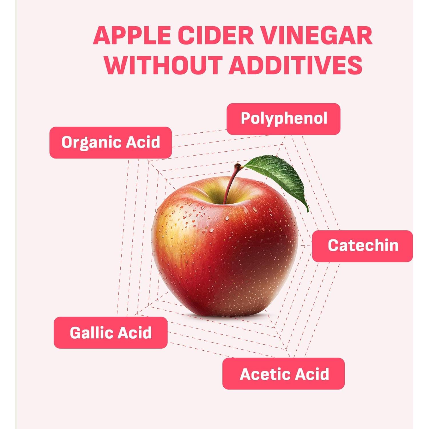 Palitos Líquidos de Vinagre de Sidra de Manzana F&L 450ml Sabor Pomelo